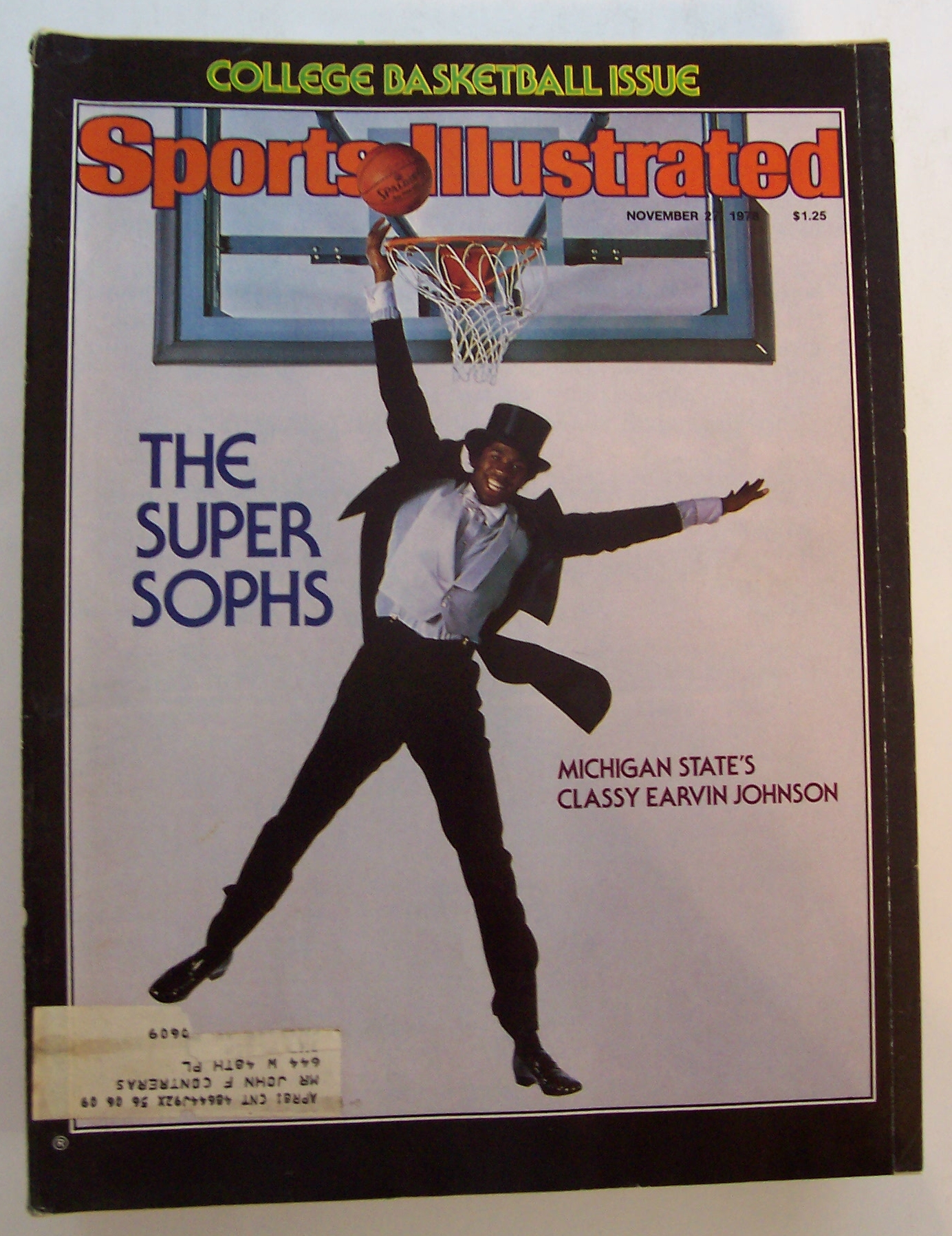Sports Illustrated Magazine-Nov 27, 1978-Earvin Johnson