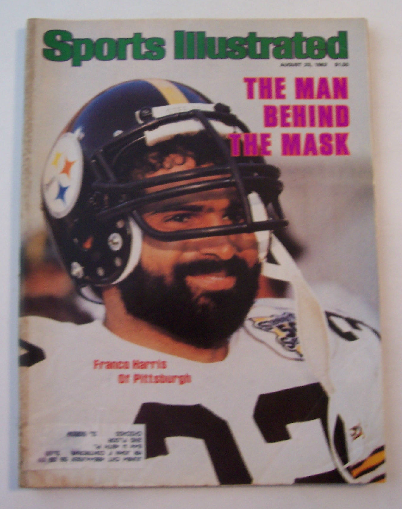 Sports Illustrated Magazine-Aug 23, 1982-Franco Harris