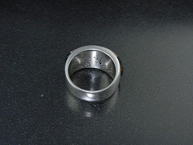 Native American Sterling Silver Calvin Begay Opal Jaspe