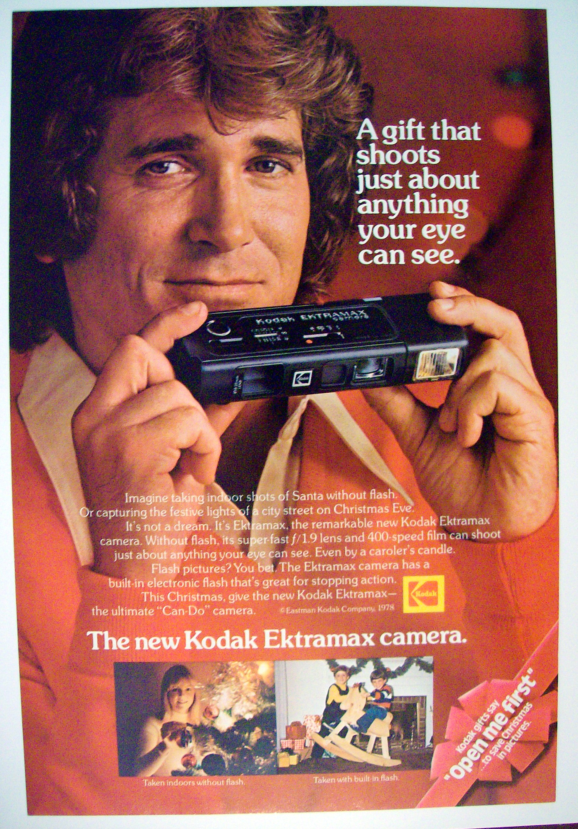 1978 Kodak Ektramax Camera w/ Michael Landon