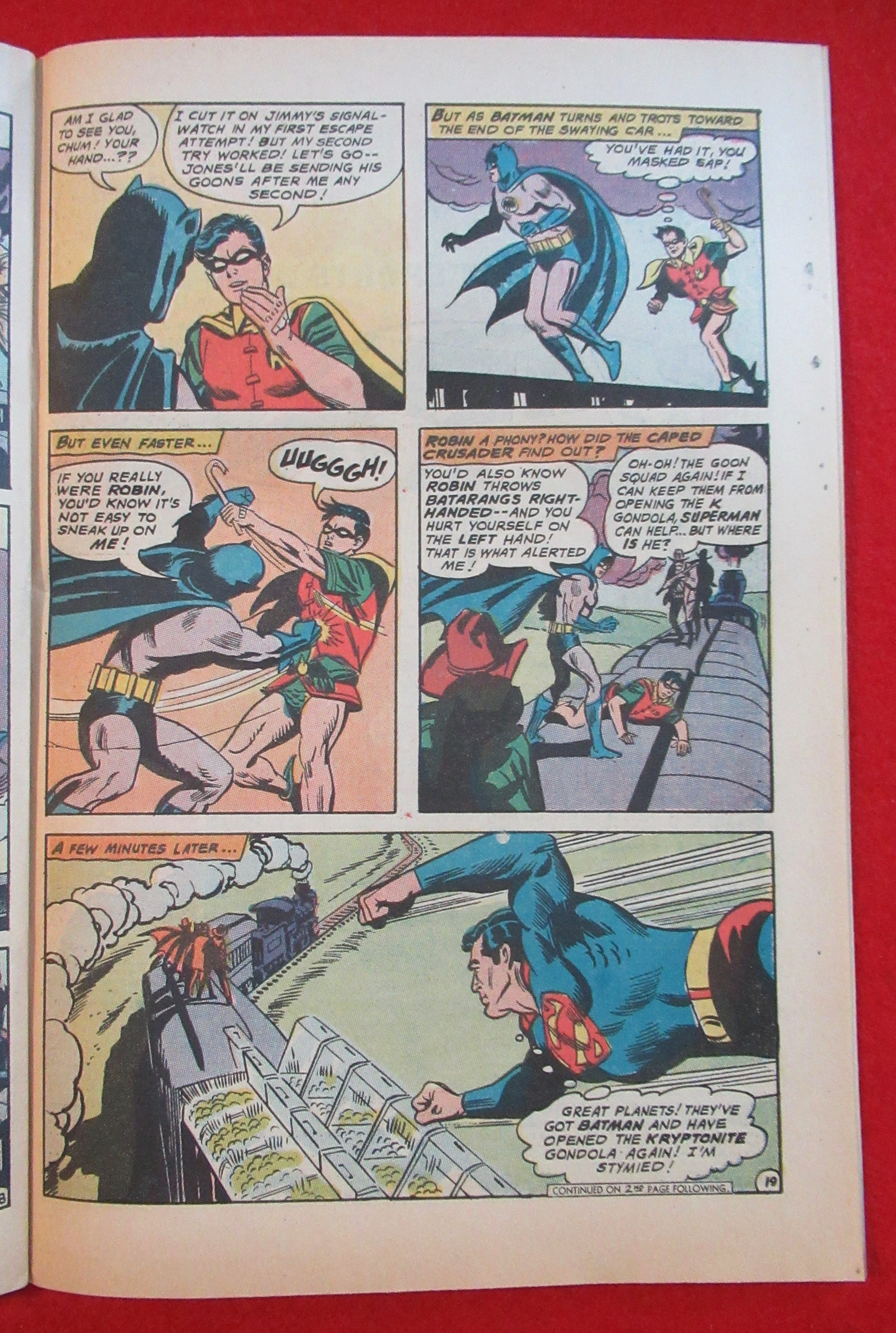 World's Finest Comic September 1970 Kryptonite Express