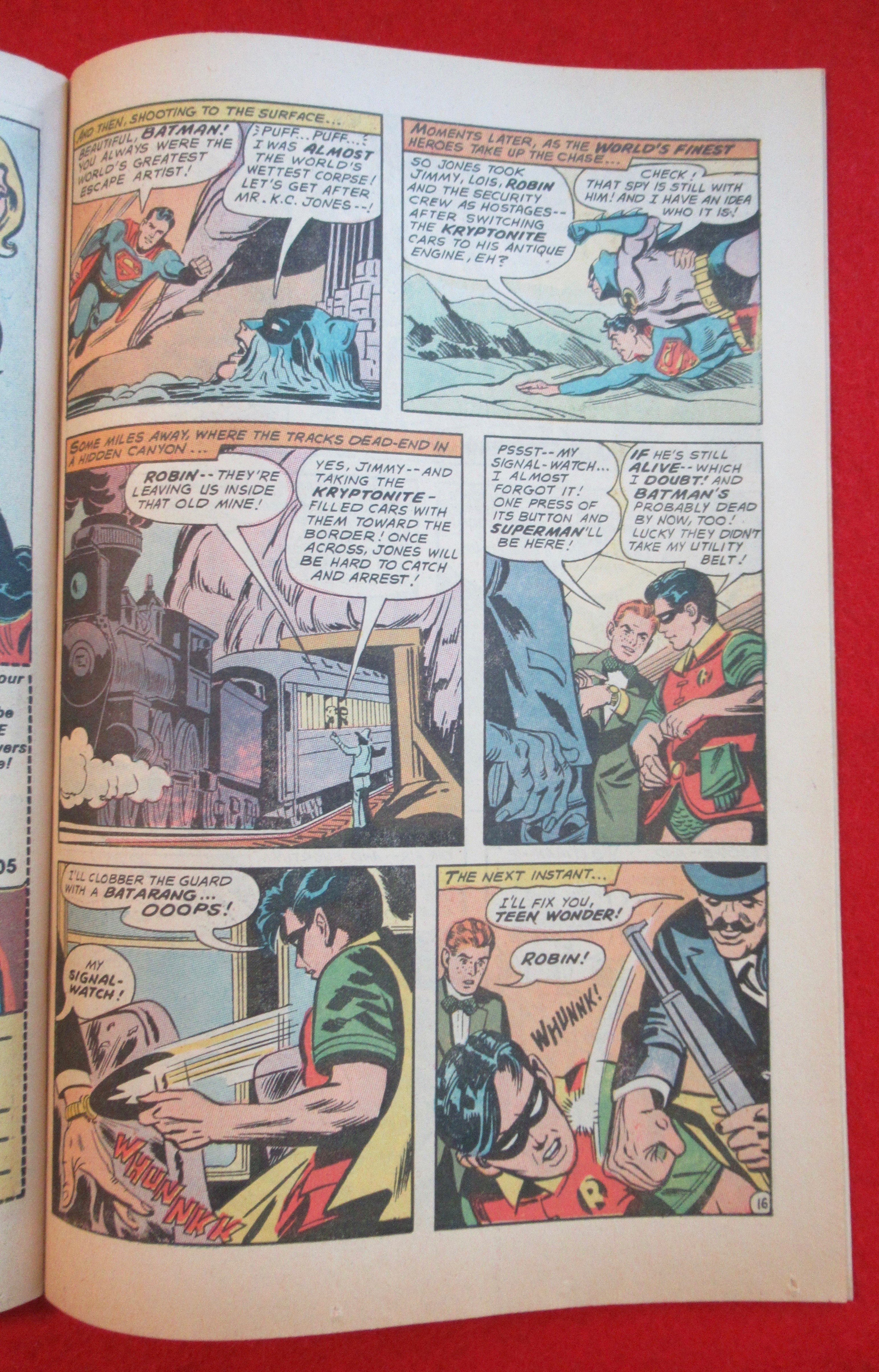 World's Finest Comic September 1970 Kryptonite Express
