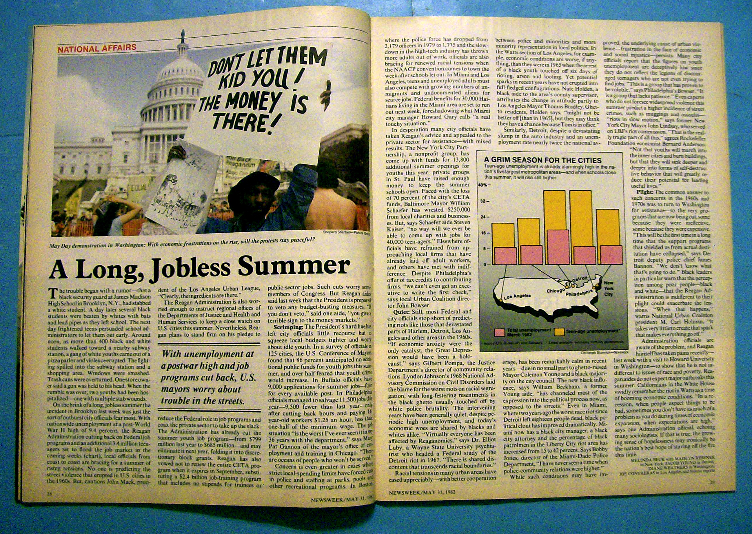 Newsweek Magazine-May 31, 1982-British Go In