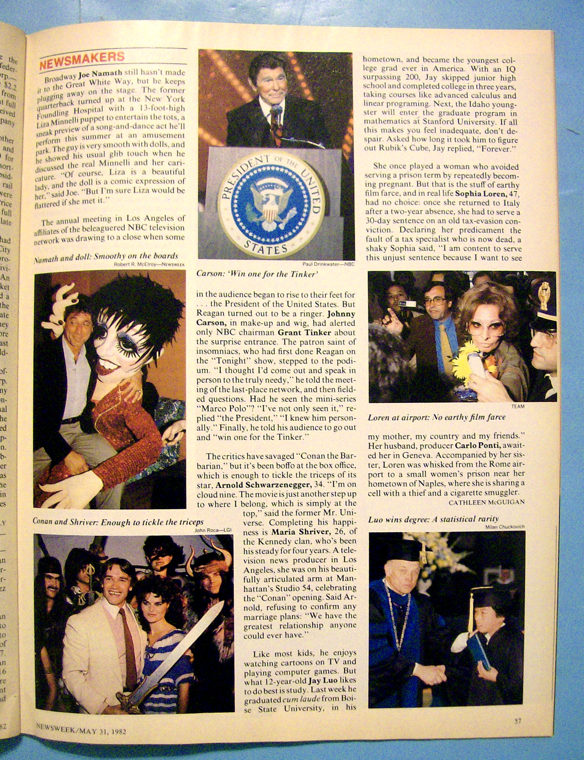 Newsweek Magazine-May 31, 1982-British Go In