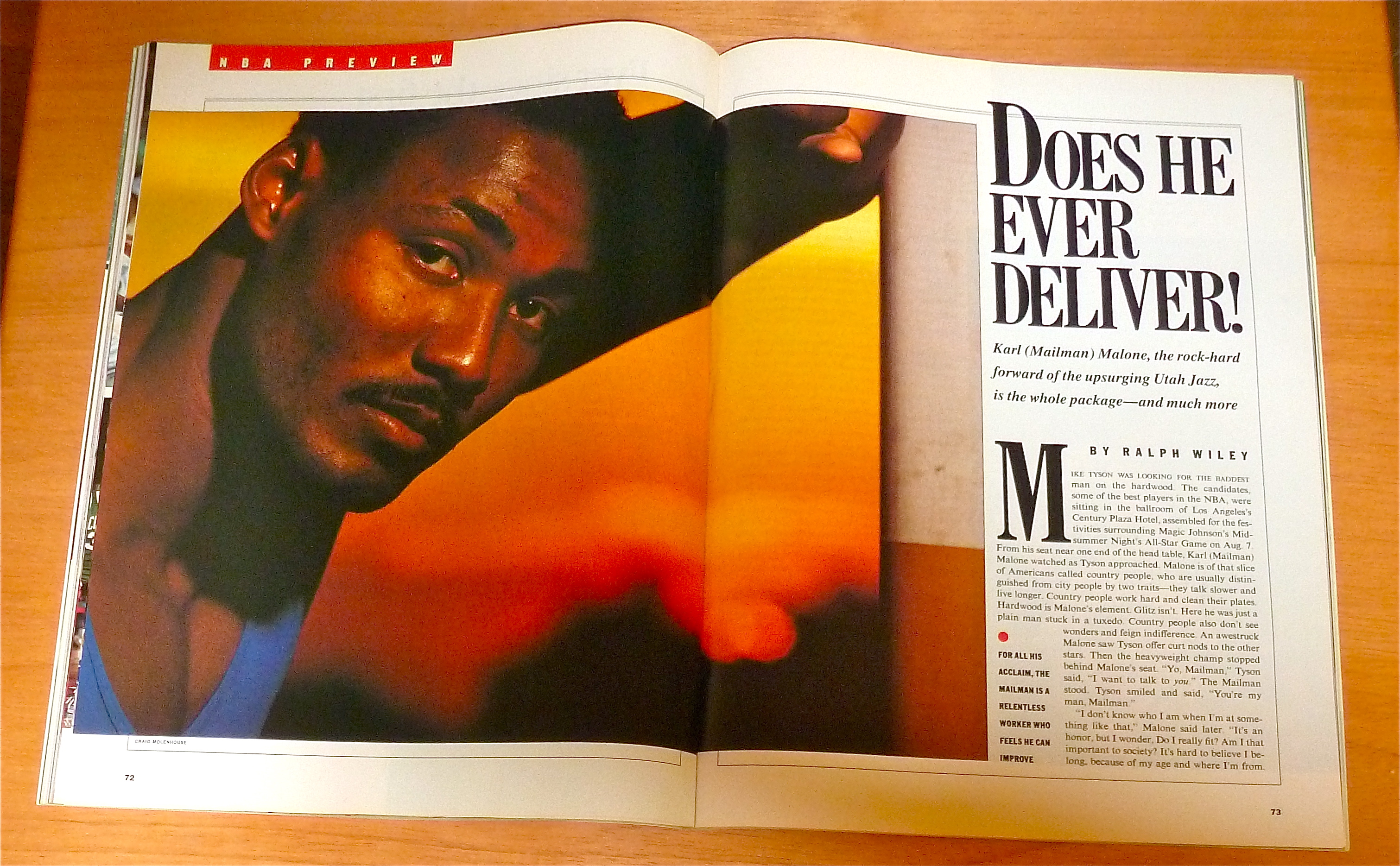 Sports Illustrated November 7, 1988-Karl Malone