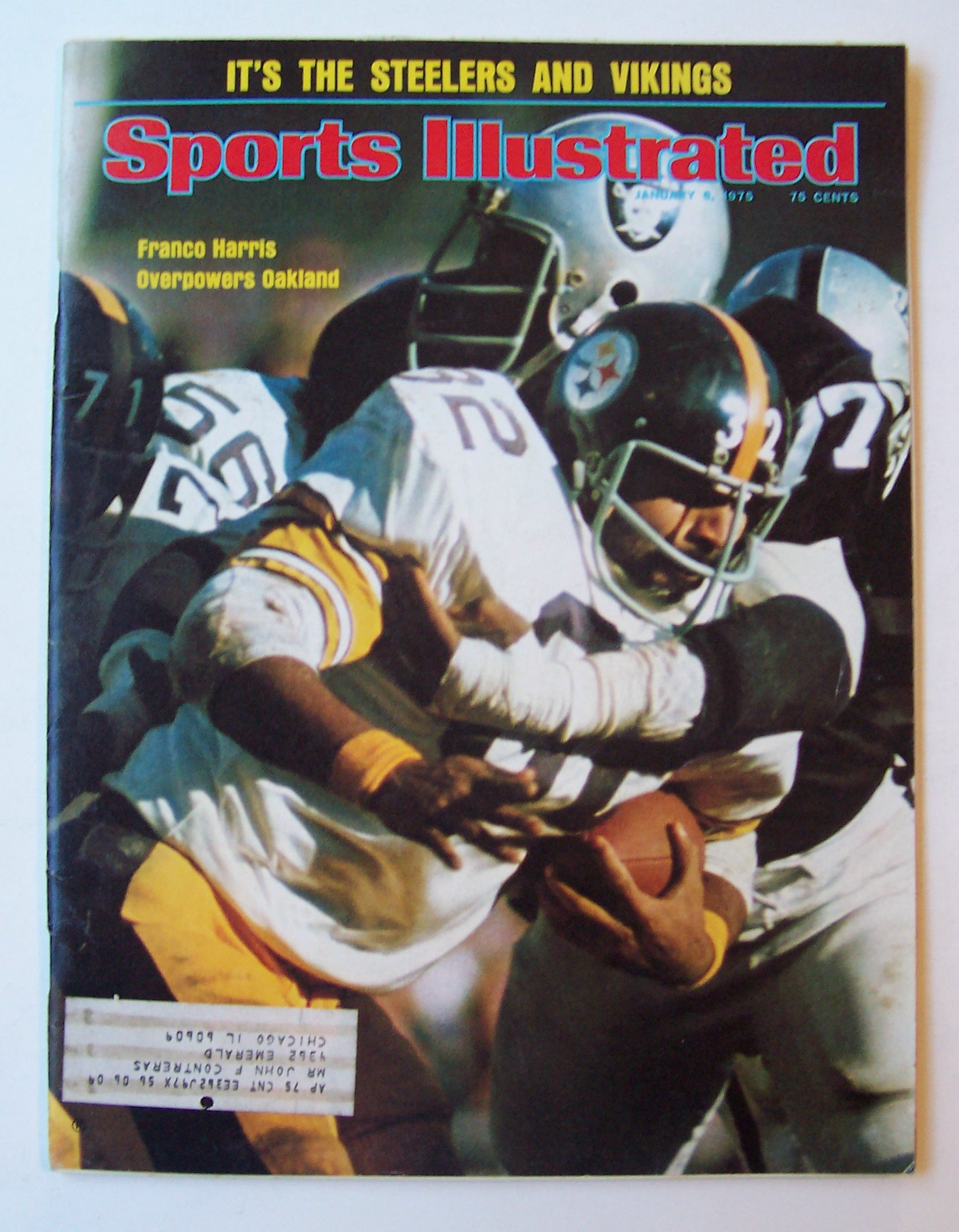 Sports Illustrated Magazine-Jan 6, 1975-Franco Harris