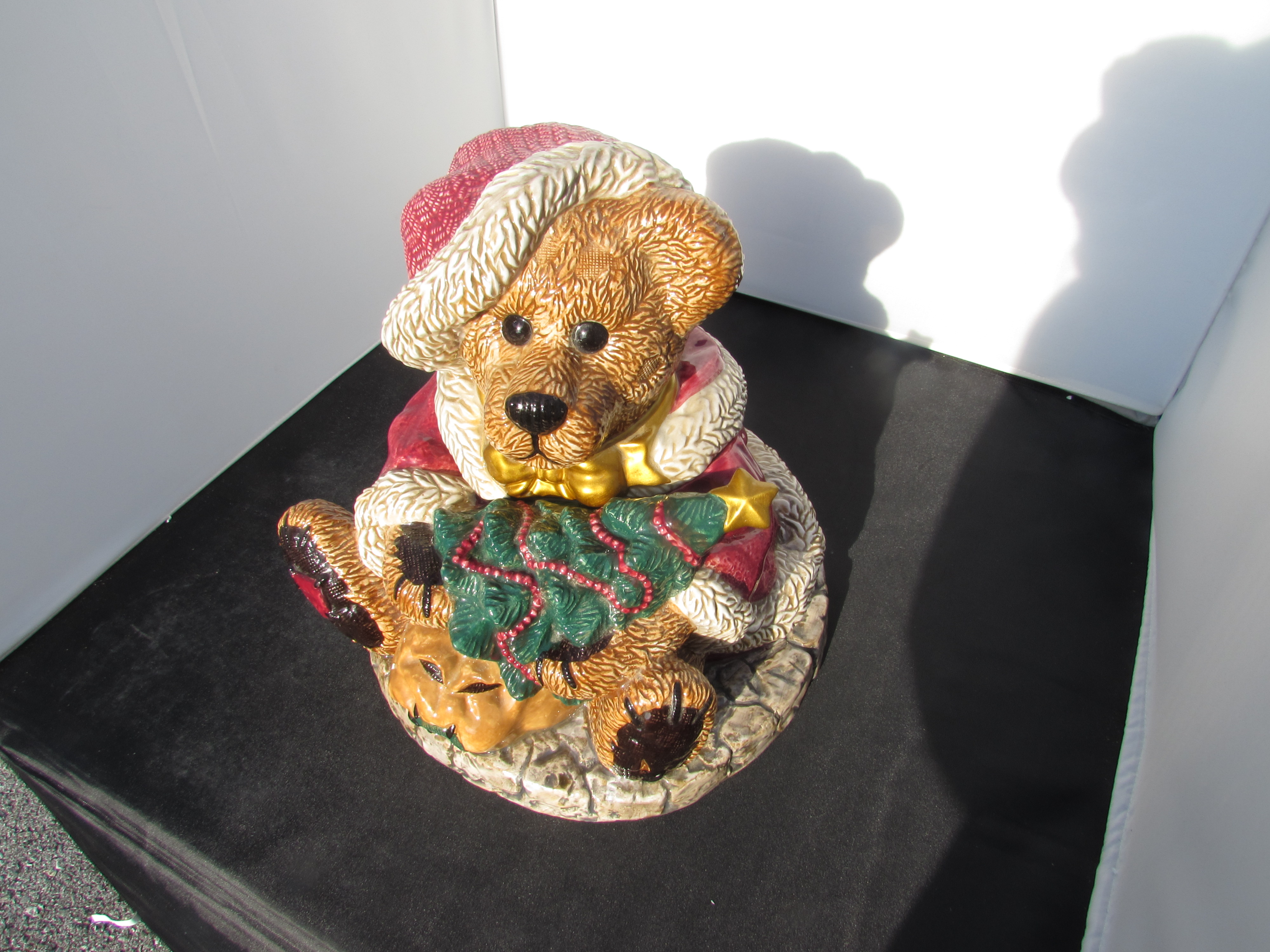 Boyds Grenville The Santa Bear Cookie Jar 1998