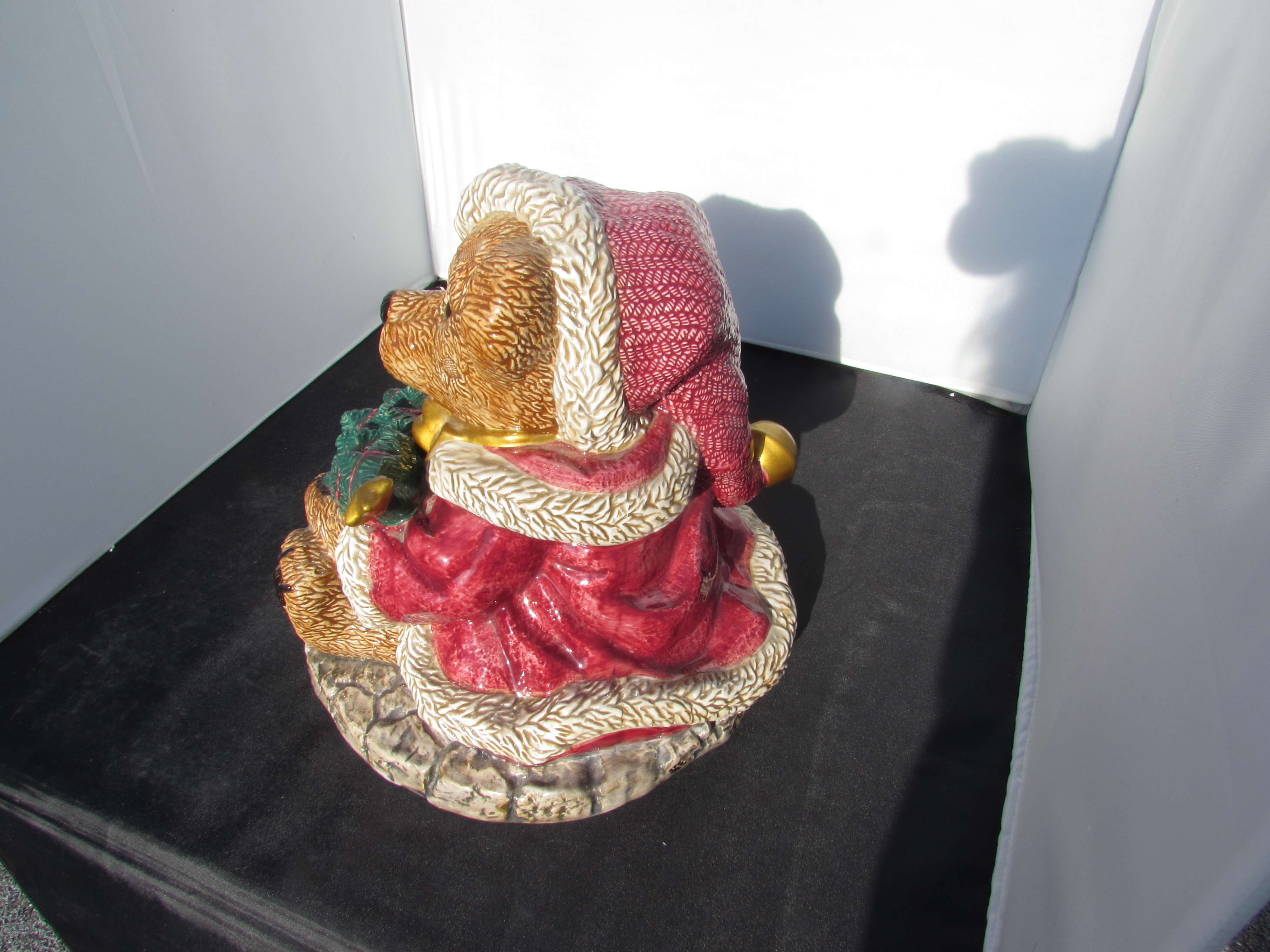 Boyds Grenville The Santa Bear Cookie Jar 1998