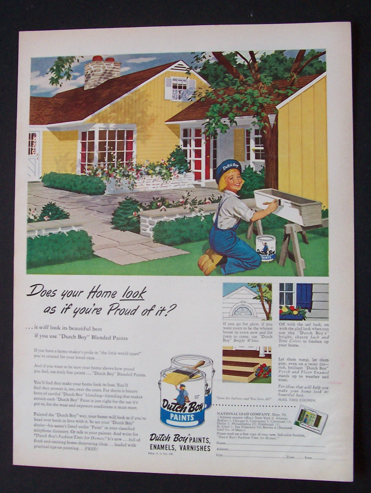 1951 Dutch Boy Paints with the Dutch Boy