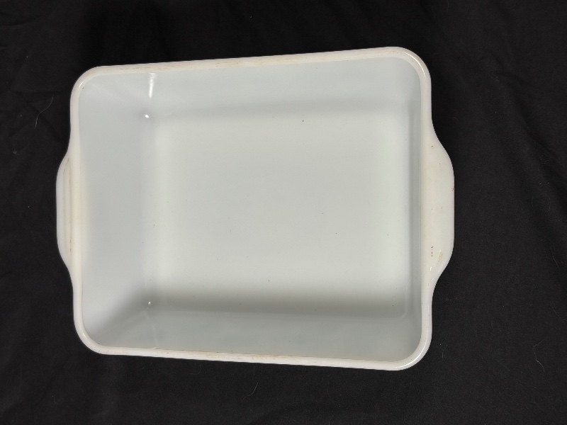 Pyrex 0503 Amish Butterprint Turquoise White 1.5 QT Refrigerator Dish