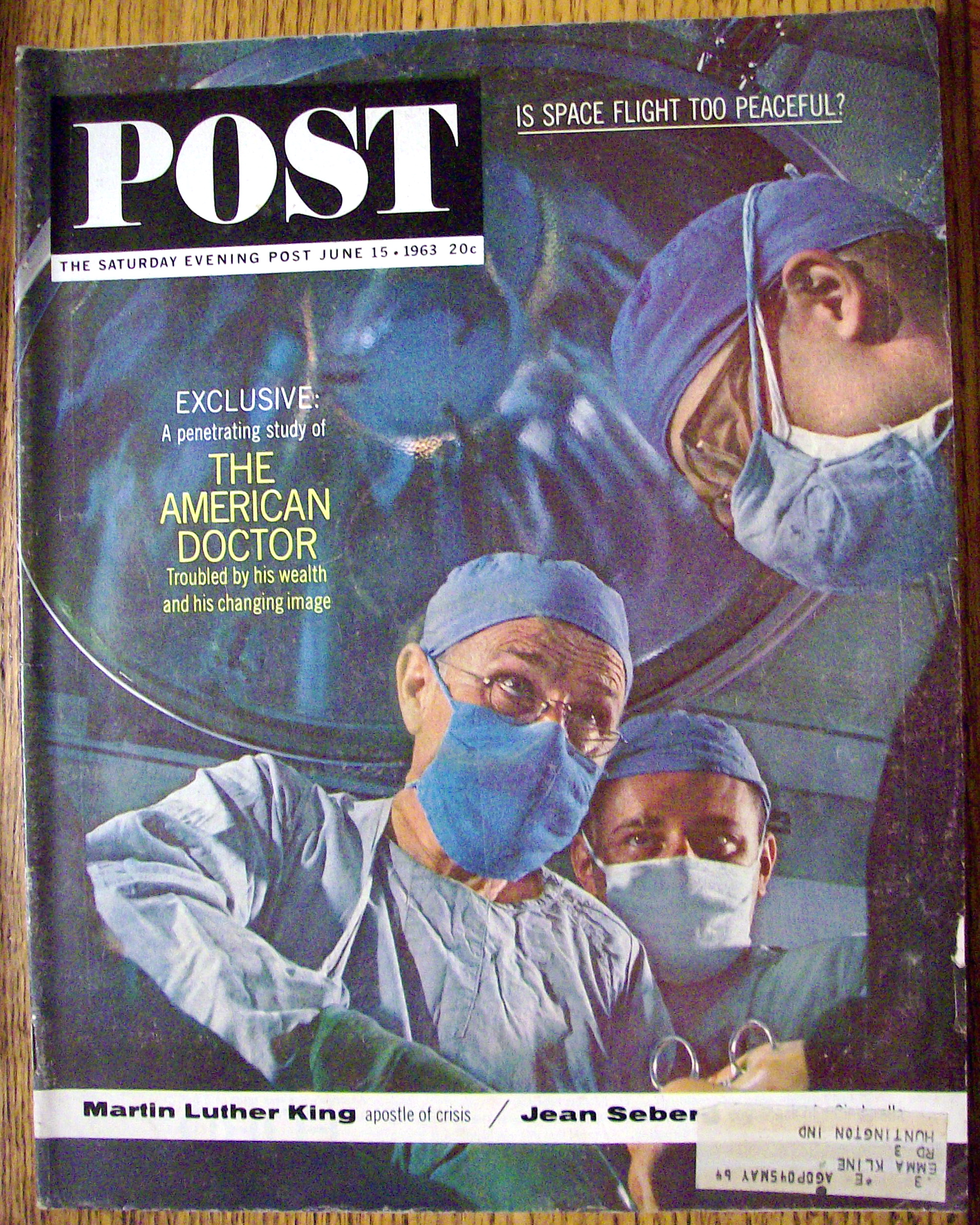 Saturday Evening Post Magazine - June 15, 1963 - Doctor
