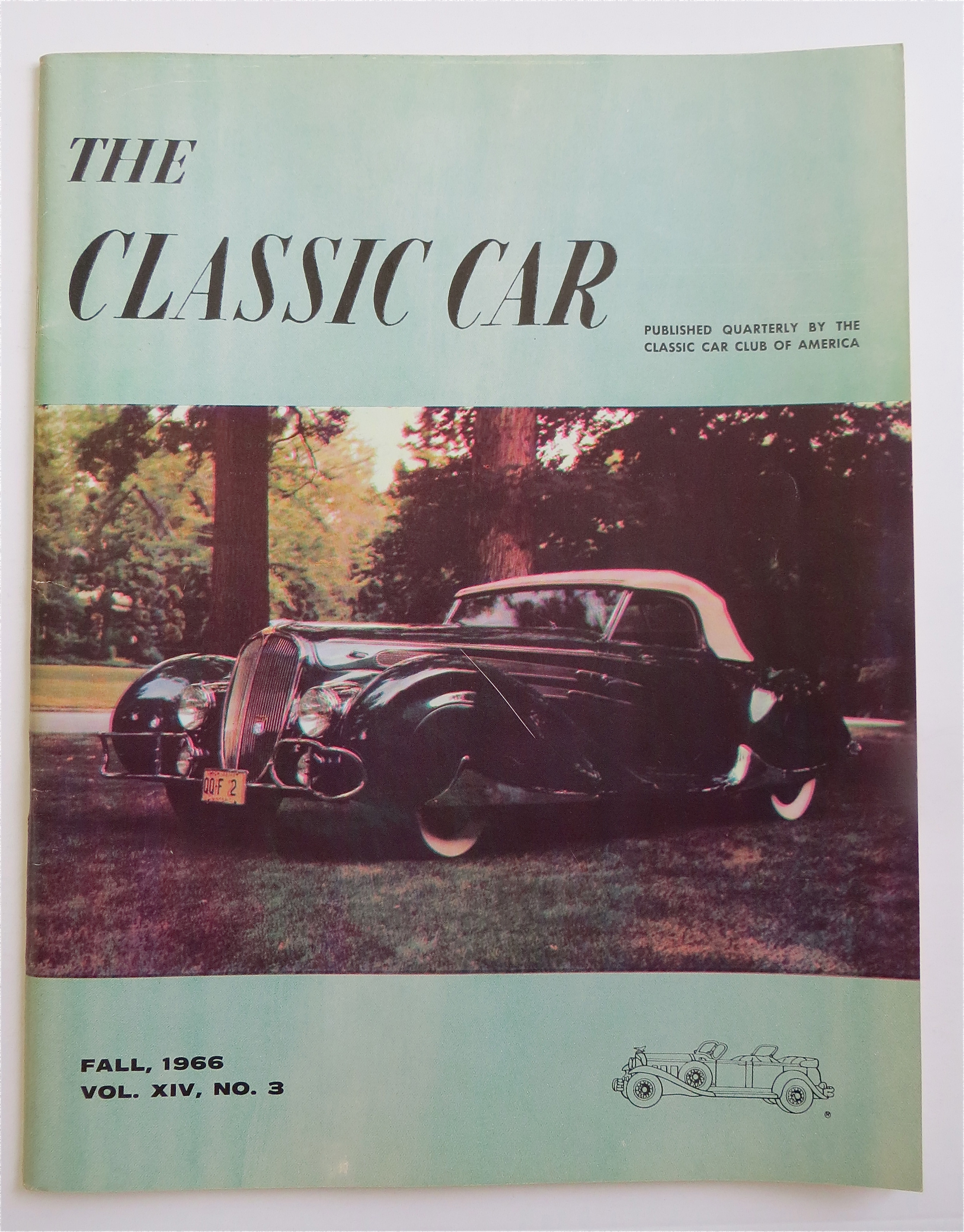 The Classic Car Magazine Fall 1966 1938 Delahaye V-12