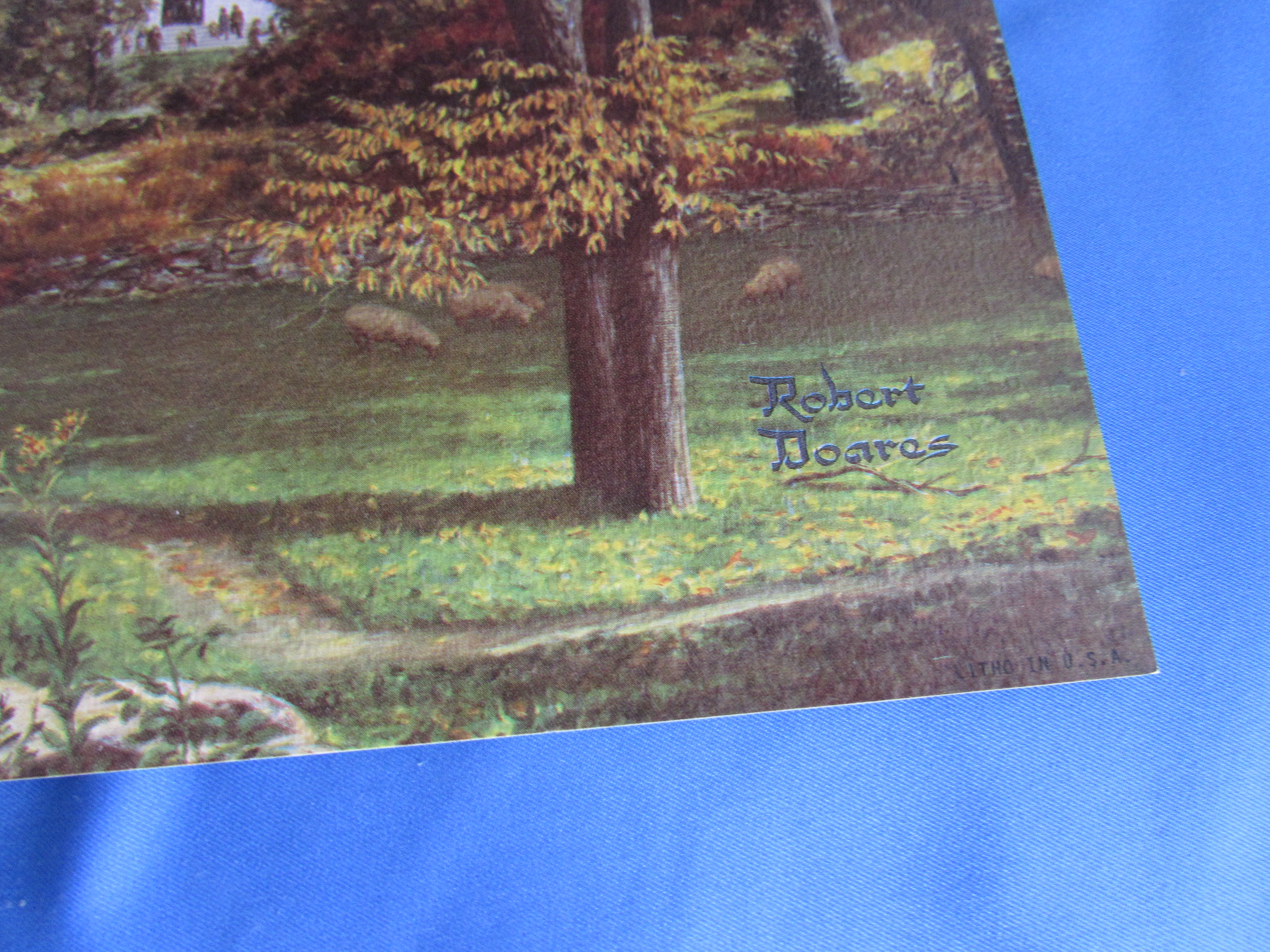 Robert Boares Print Arthur A. Kaplan Co. Autumn Fall