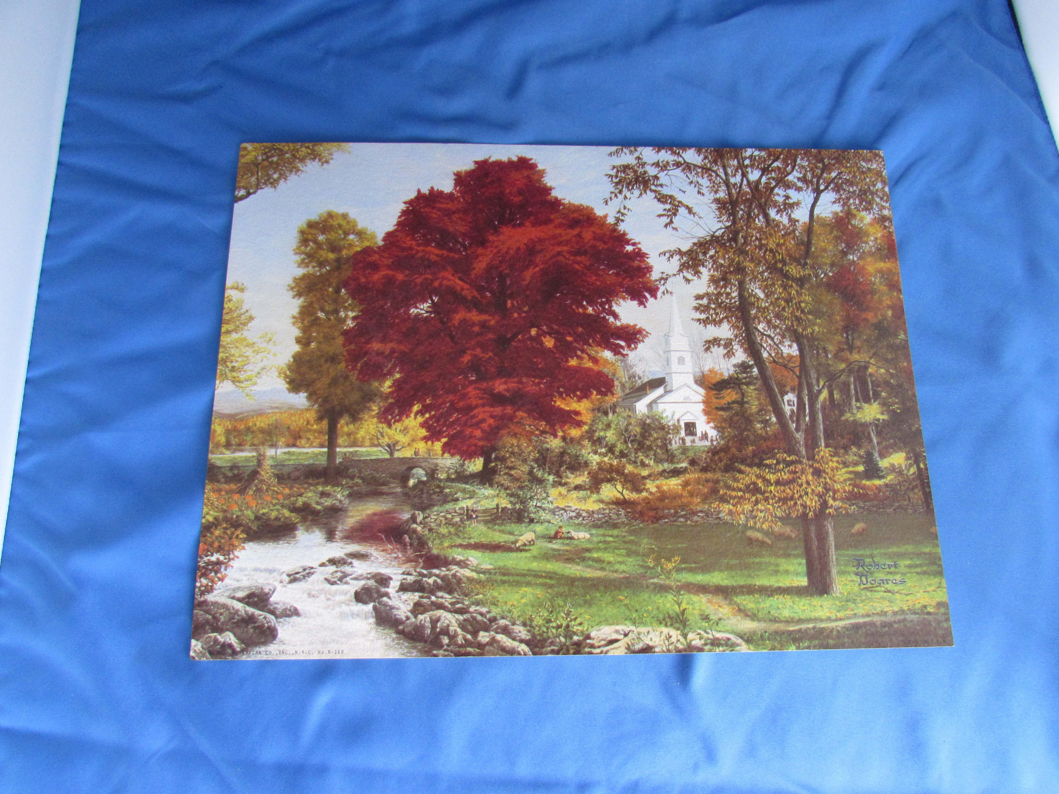 Robert Boares Print Arthur A. Kaplan Co. Autumn Fall