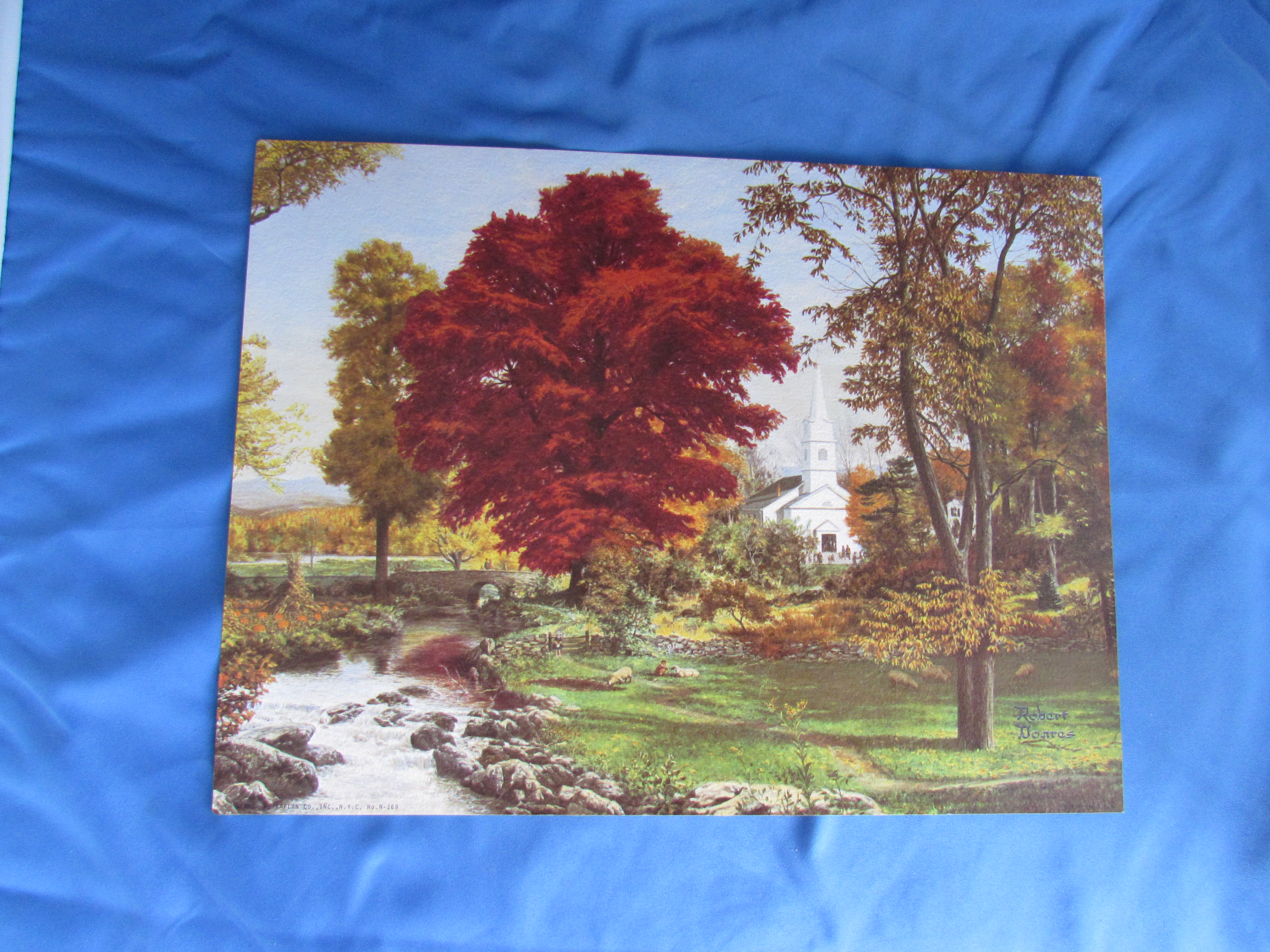 Robert Boares Print Arthur A. Kaplan Co. Autumn Fall