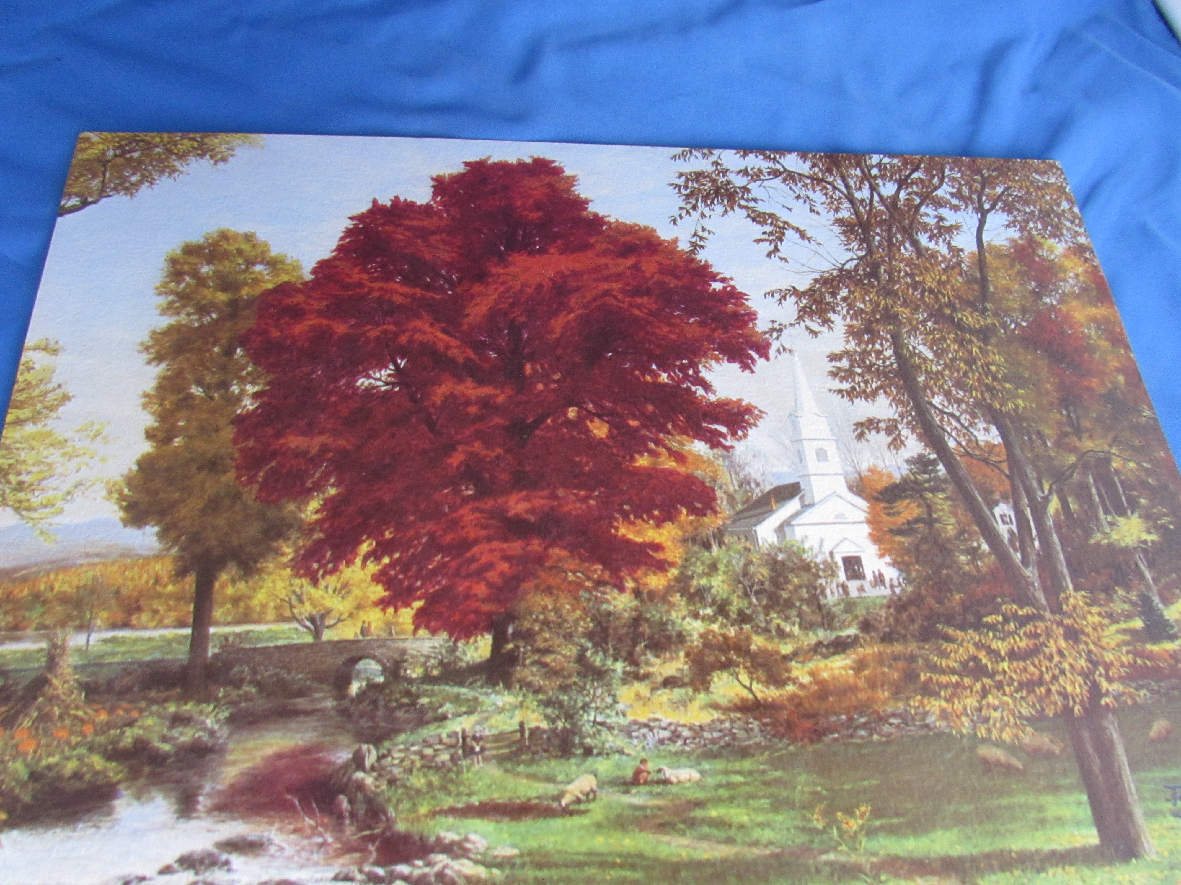 Robert Boares Print Arthur A. Kaplan Co. Autumn Fall