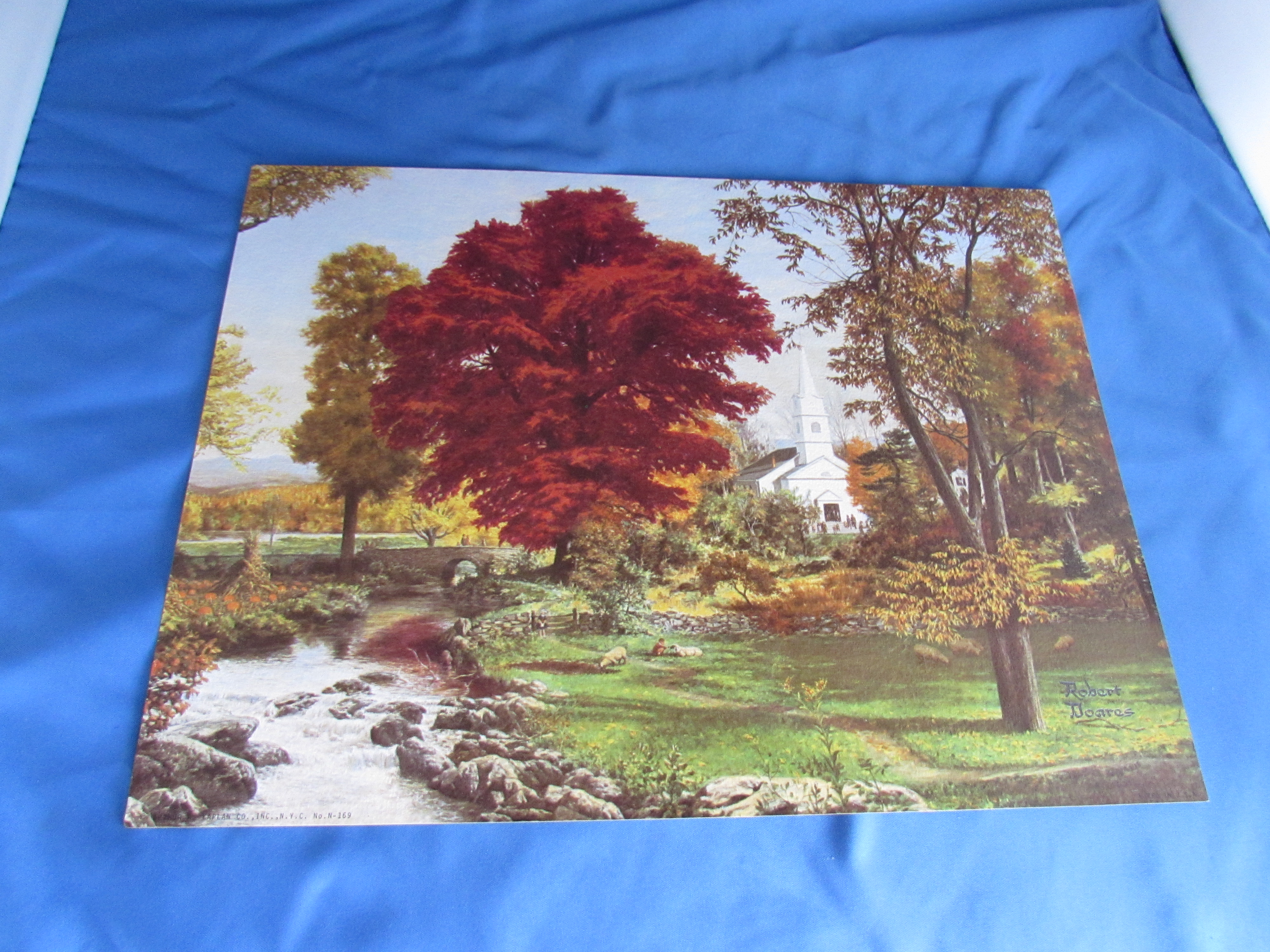Robert Boares Print Arthur A. Kaplan Co. Autumn Fall