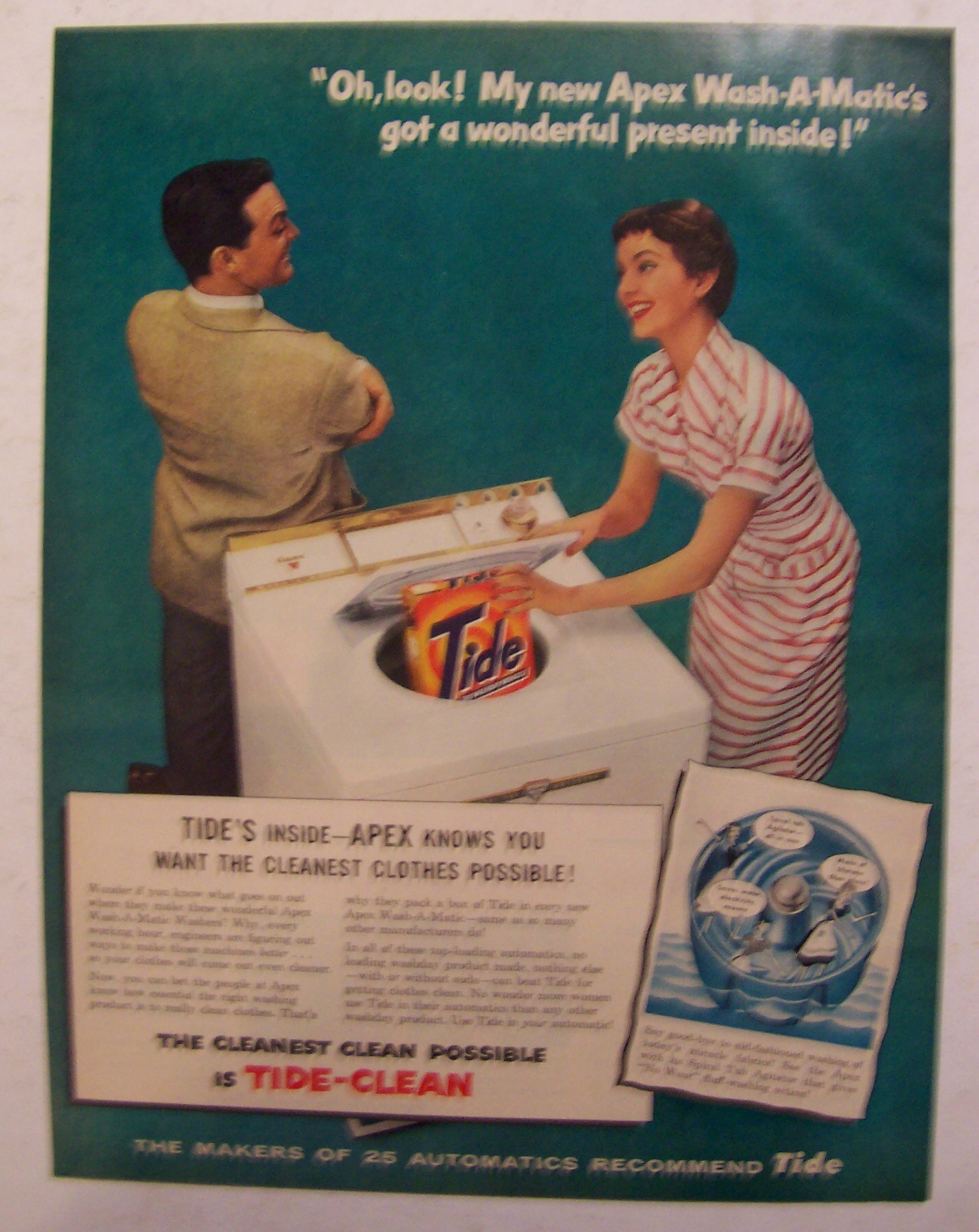 1956  Apex  Wash - A - Matic  with  Tide  Detergent