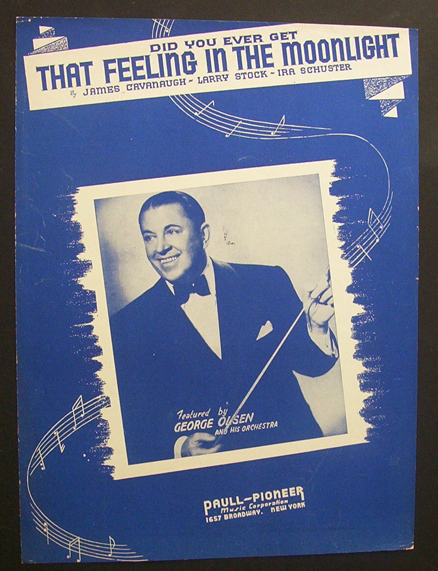 Sheet Music - Did You Ever Get That Feeling