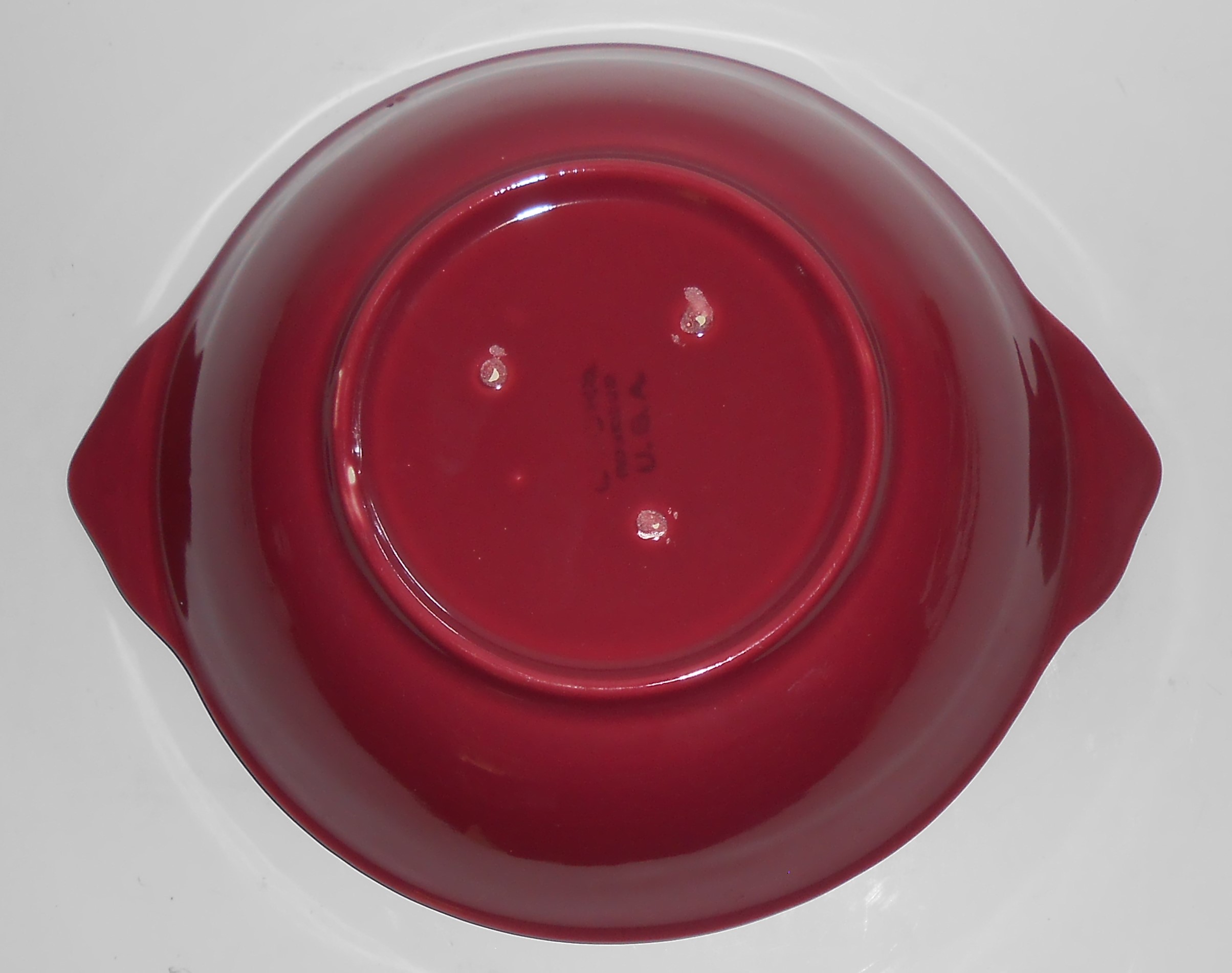 Coors Pottery Rosebud Red Vegetable Bowl #2