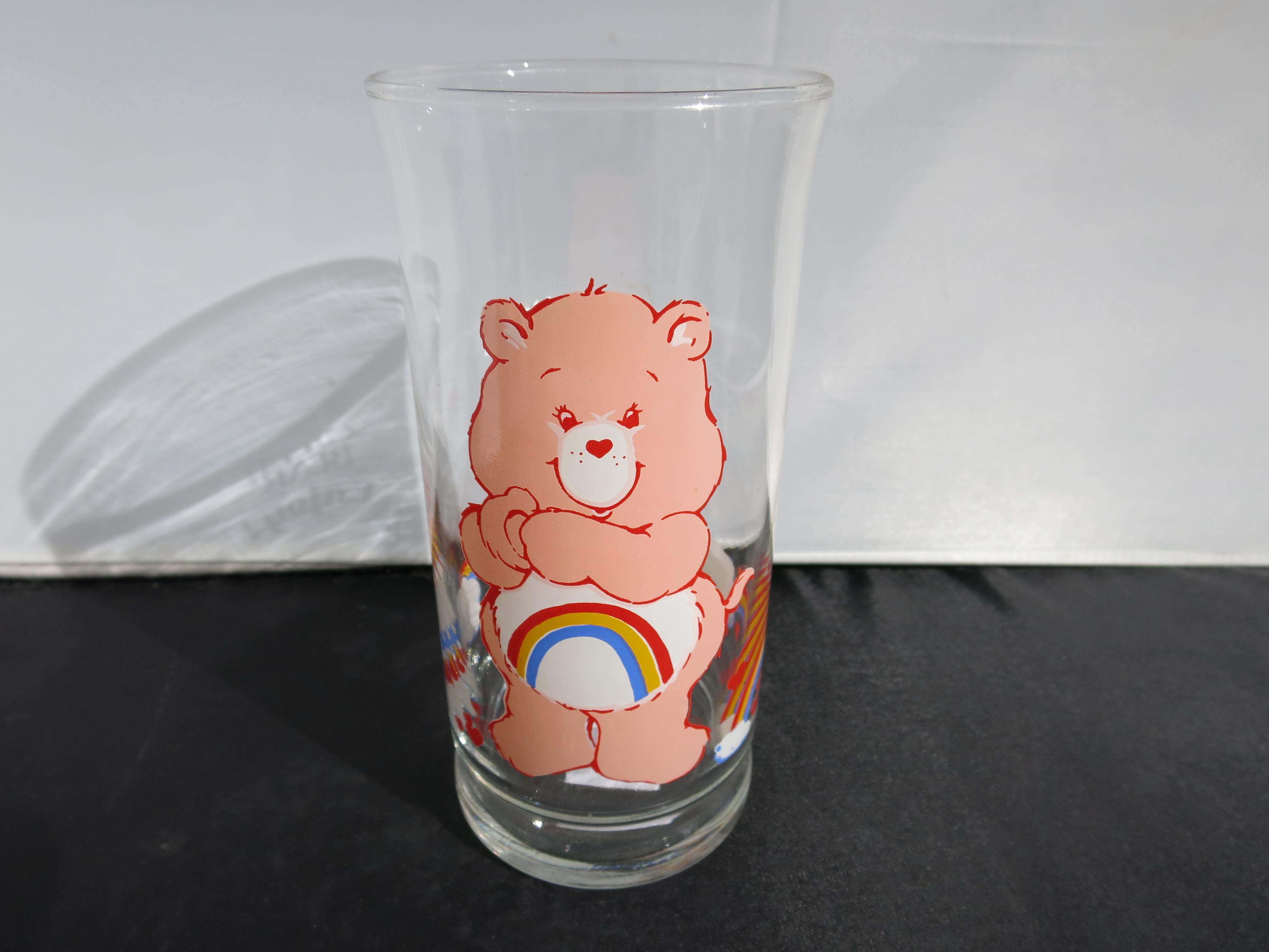 Pizza Hut Bear Care Bear Glass Tumbler