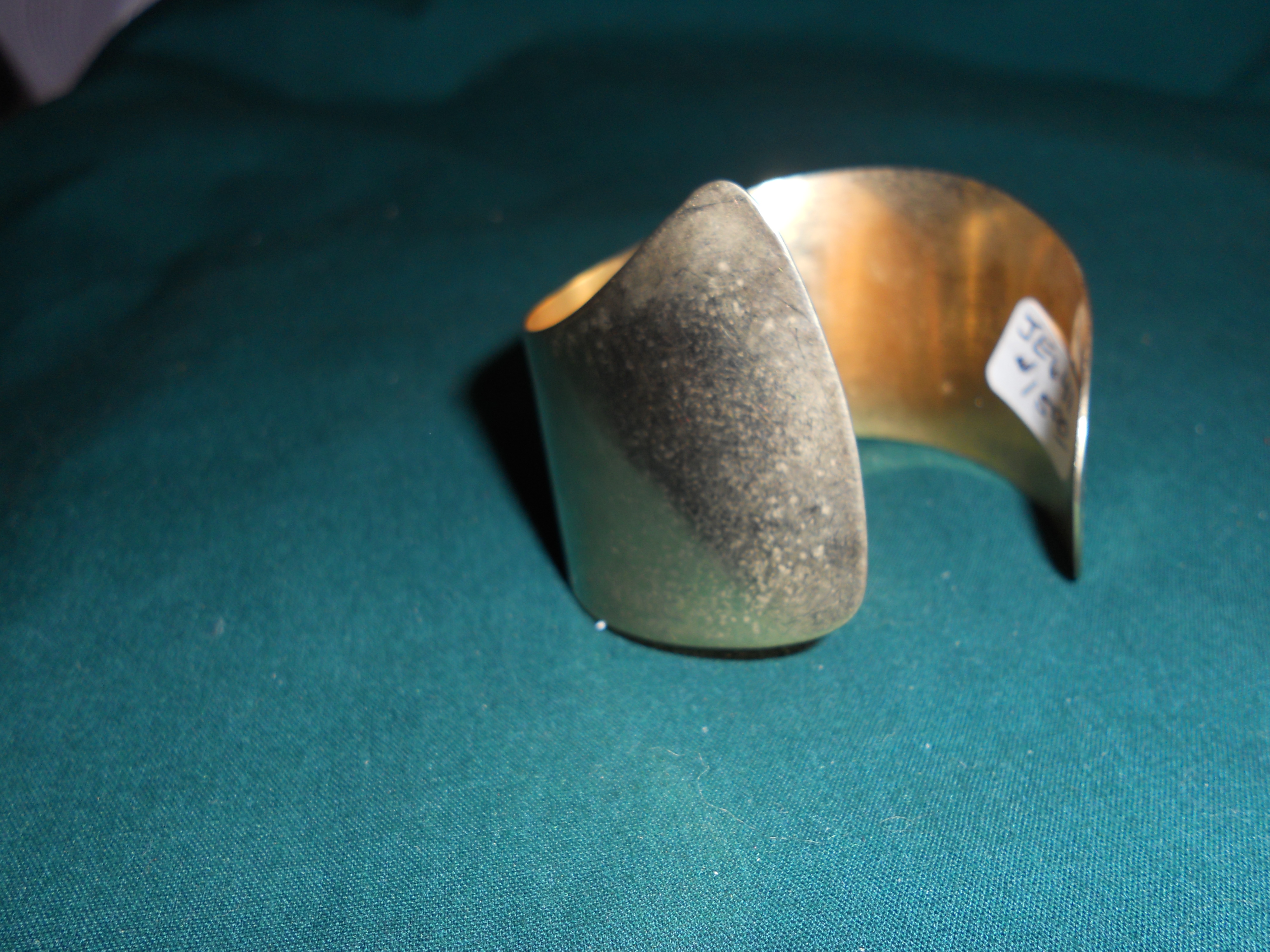 Coventry Gold Tone Cuff Bracelet signed