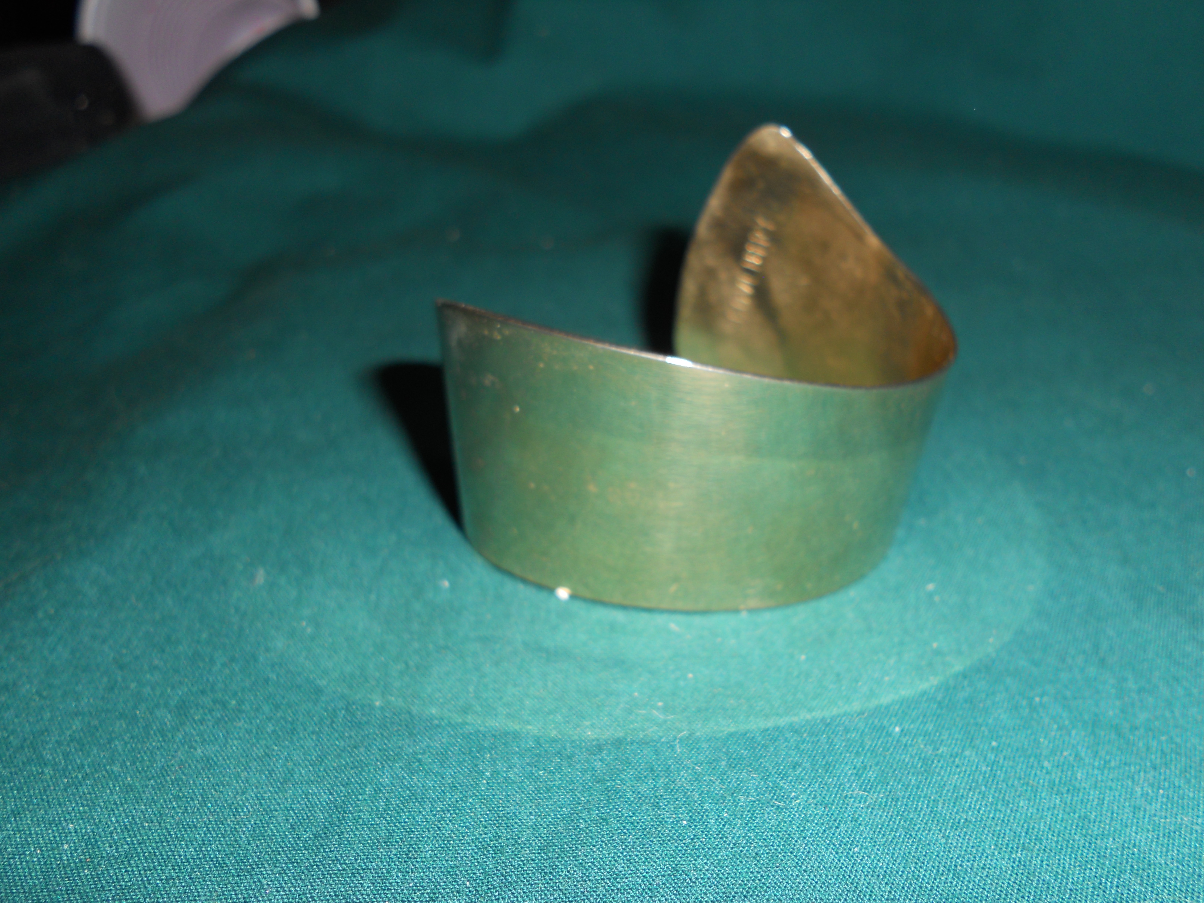 Coventry Gold Tone Cuff Bracelet signed