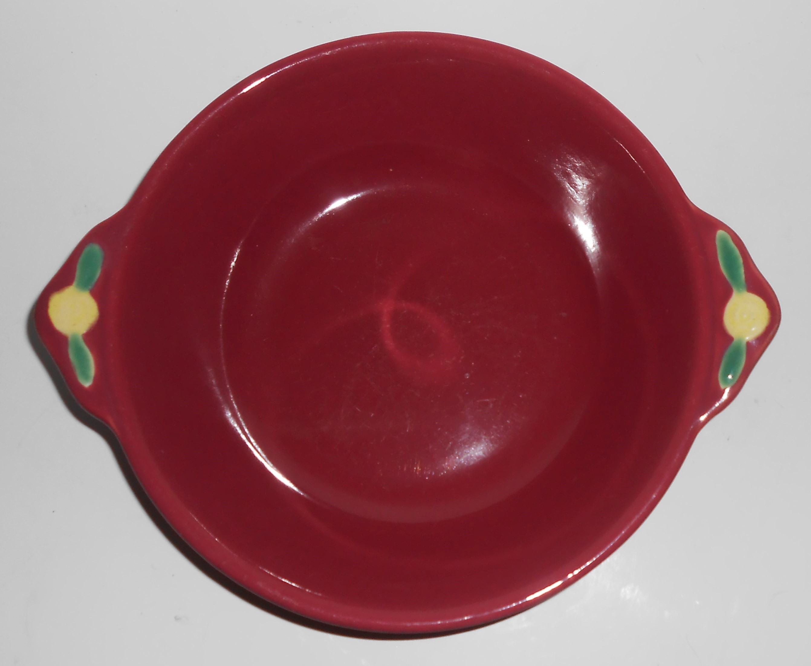 Coors Pottery Rosebud Early Red Vegetable Bowl