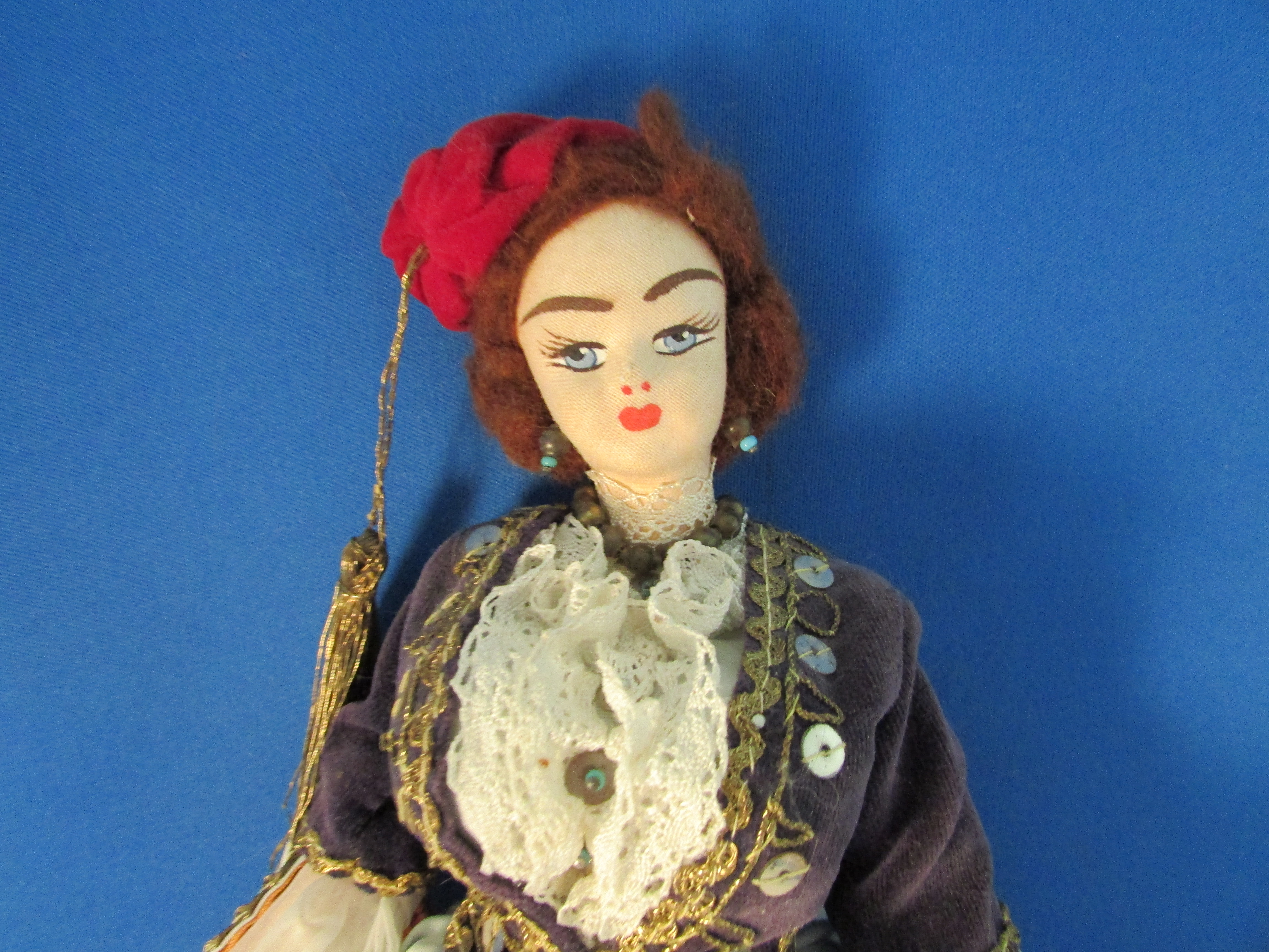 Cloth Greek Female Souvenir Doll