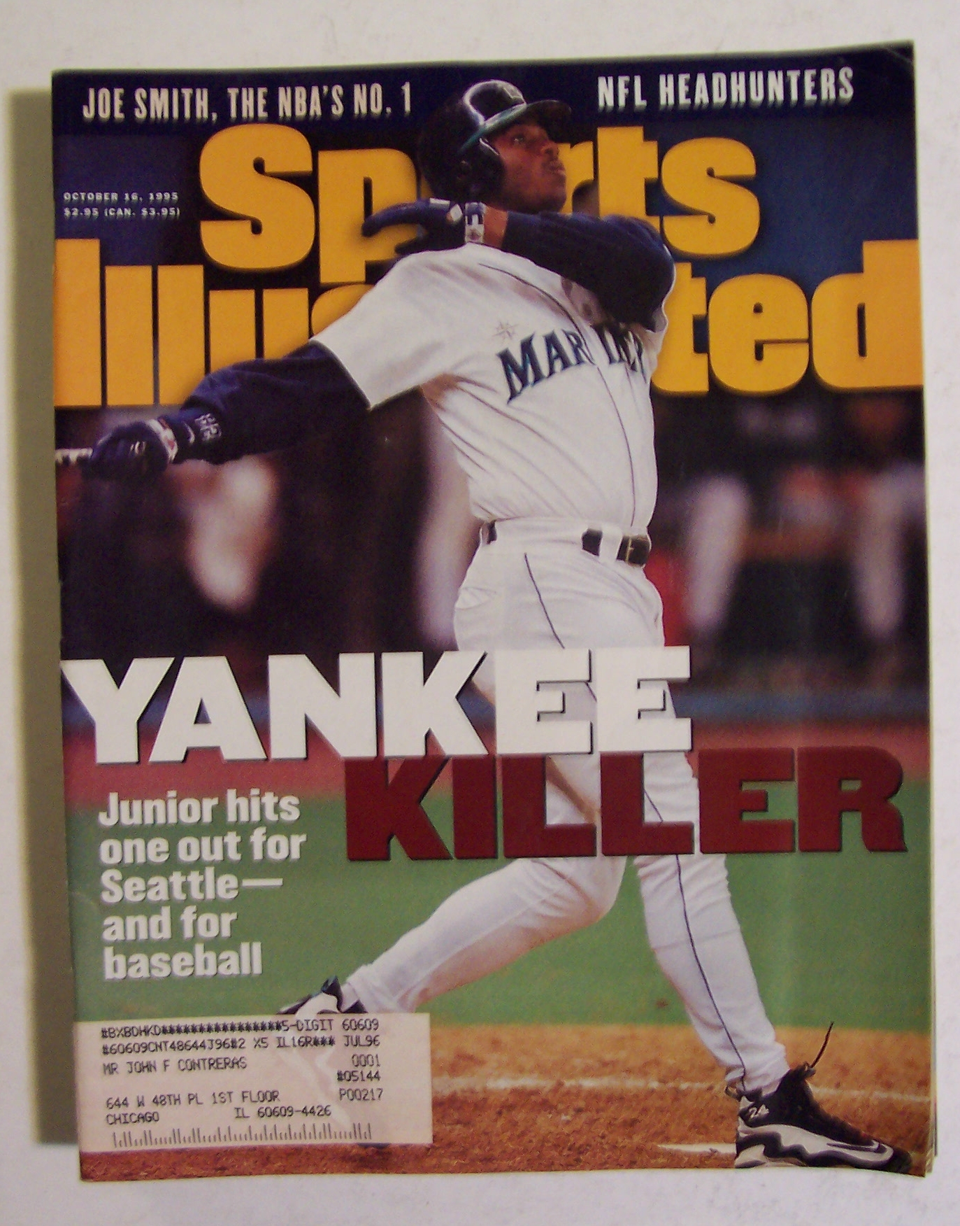 Sports Illustrated Magazine - October 16, 1995