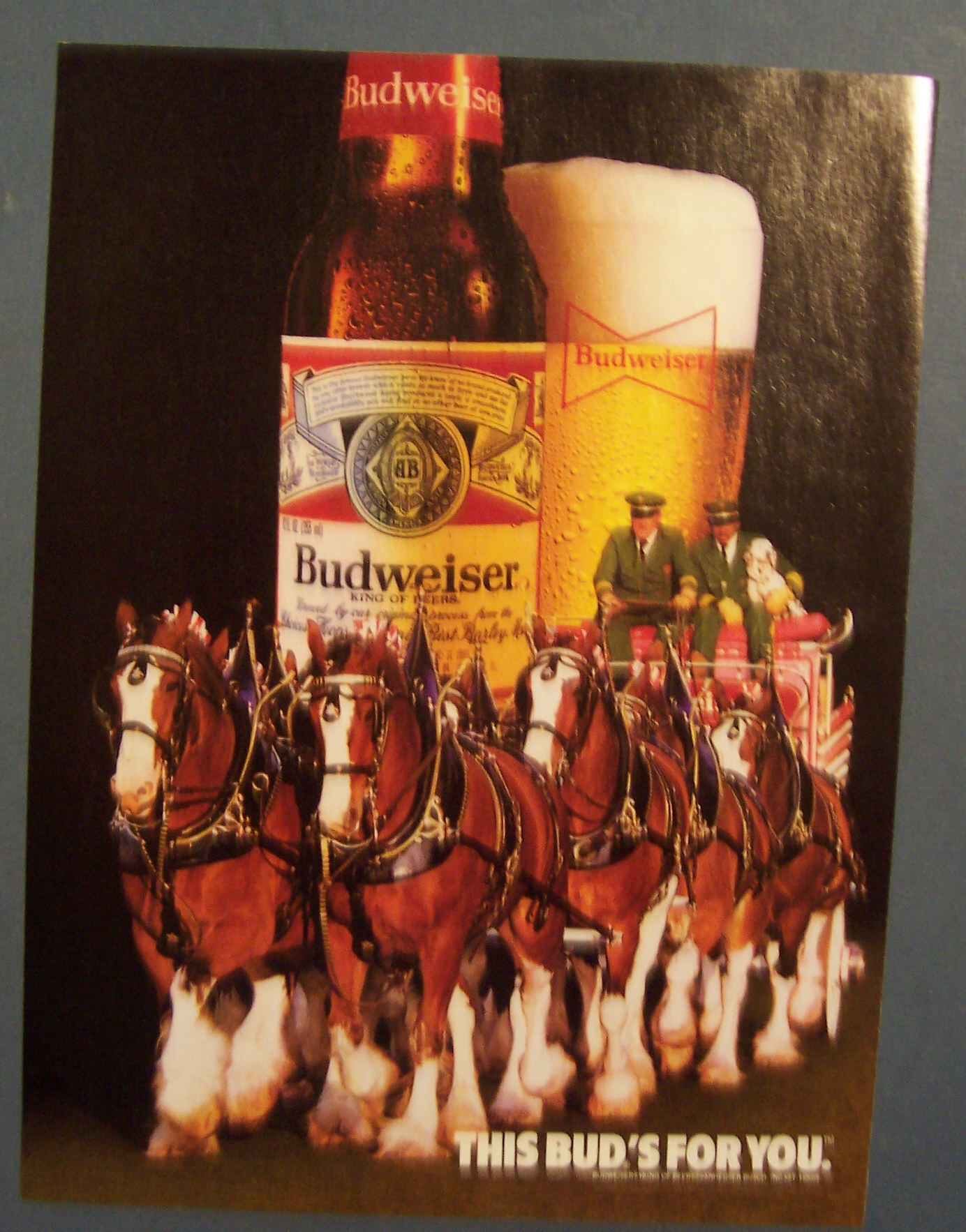 1985 Budweiser Beer