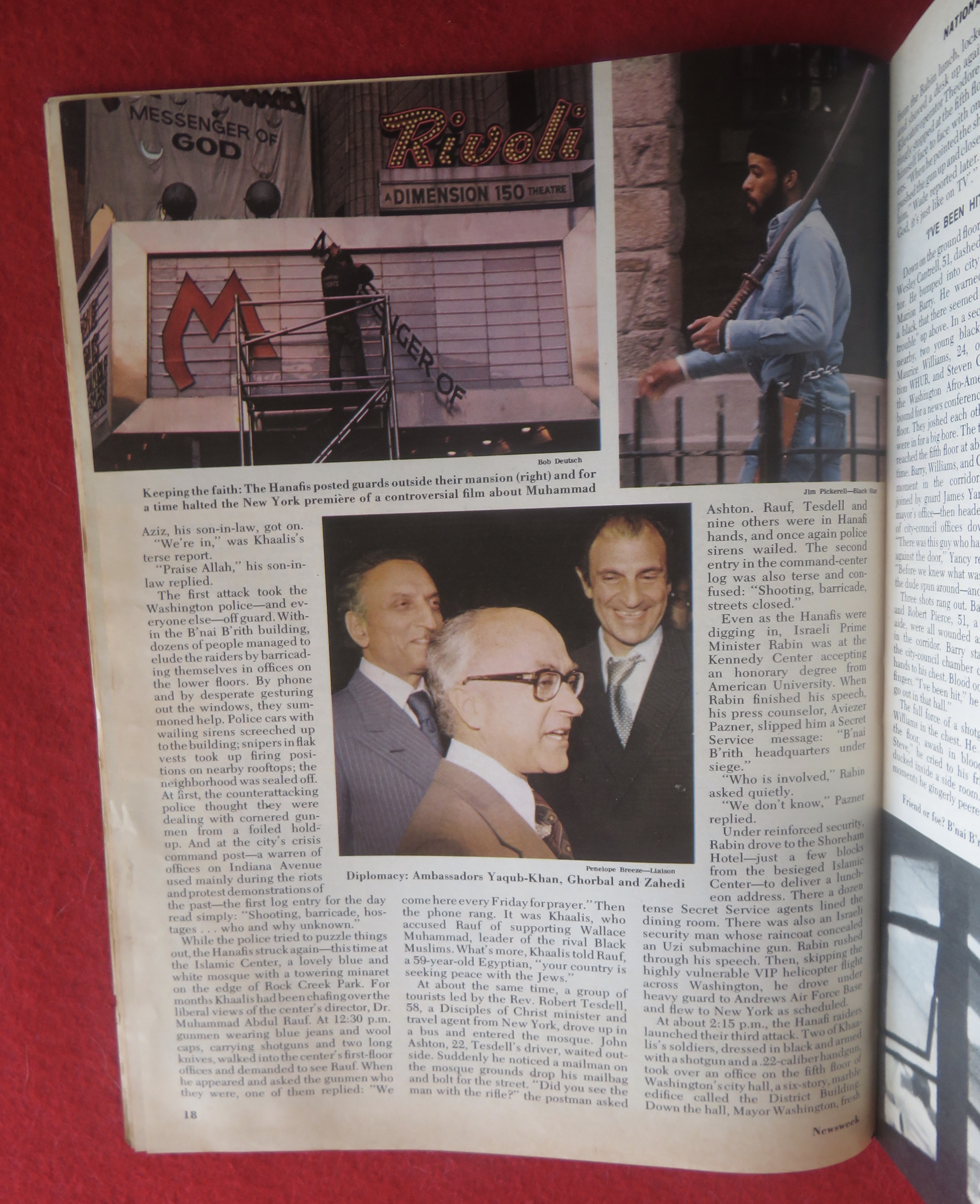 Newsweek Magazine March 21, 1977 Seizing Hostages