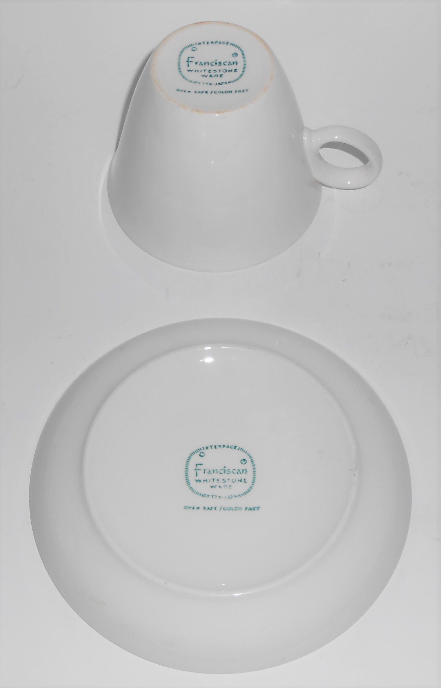 Franciscan Pottery Cloud Nine Cup & Saucer Set