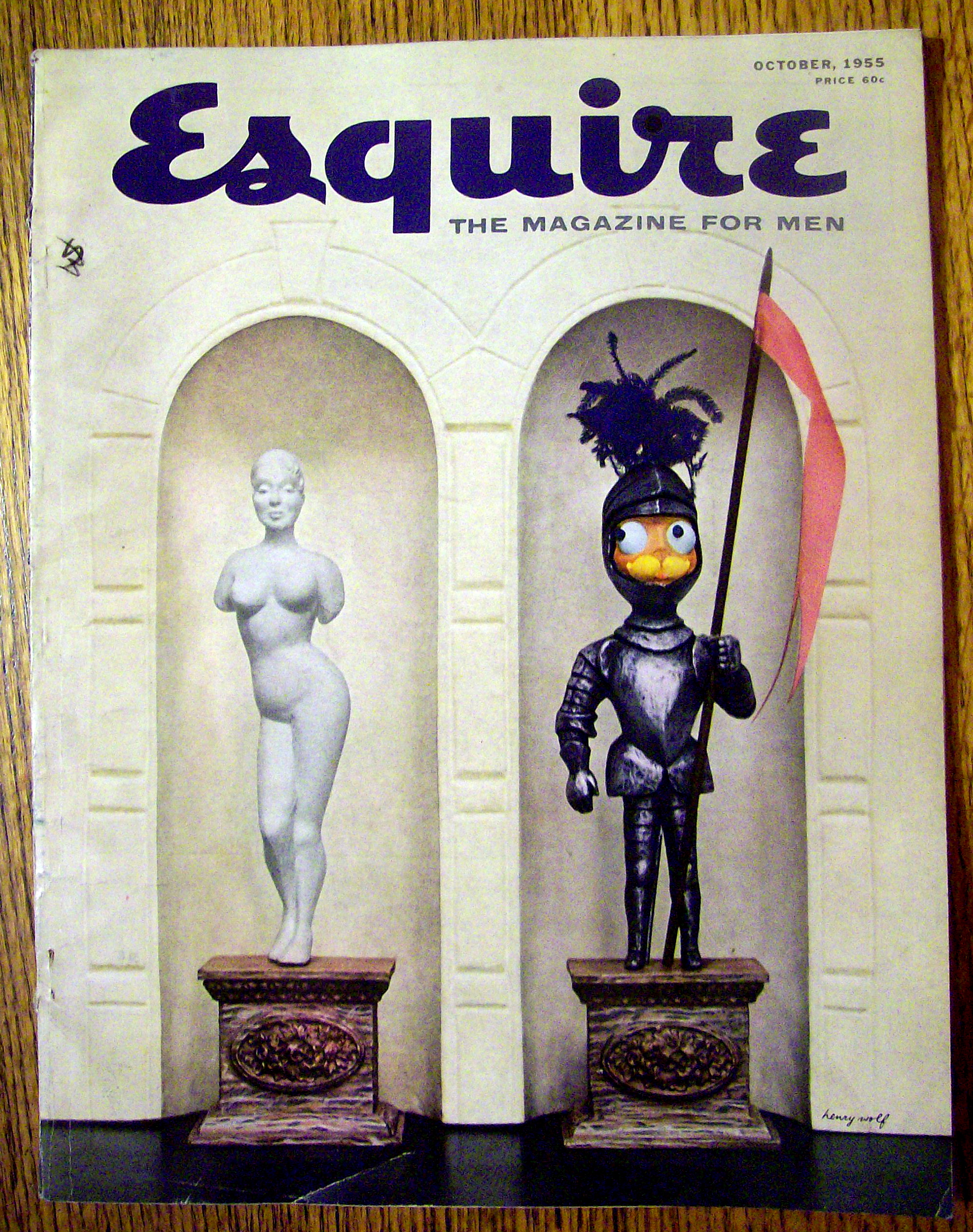 Esquire Magazine-October 1955-Sophia Loren