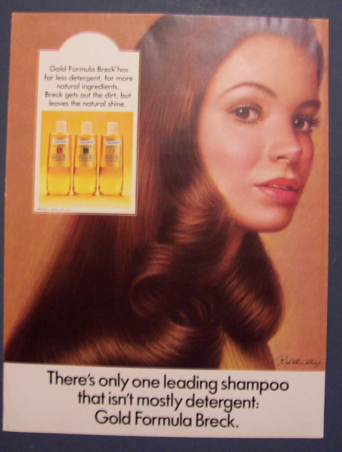 1973 Breck Shampoo with (Charlie's Angel) Jaclyn Smith