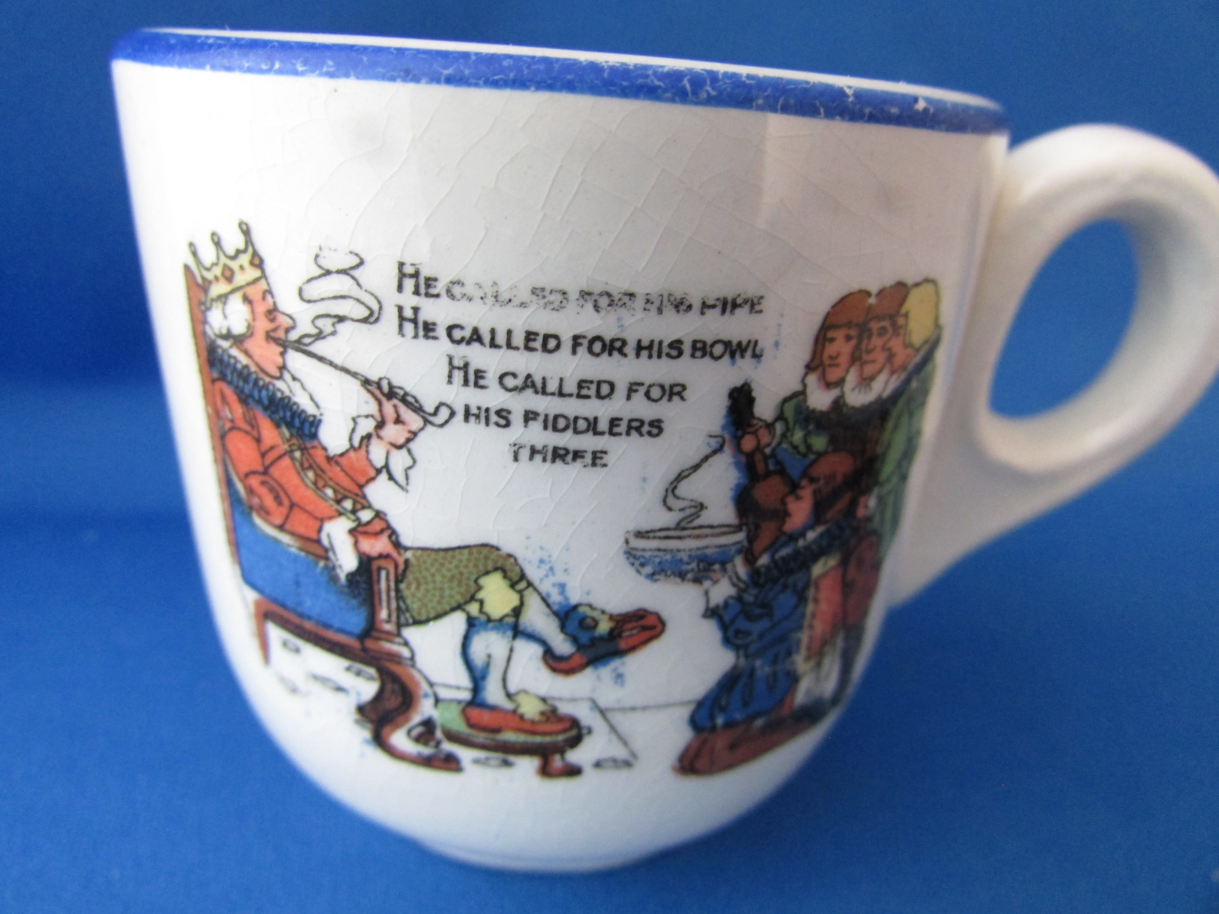 Child's Nursery Rhyme Cup and Saucer