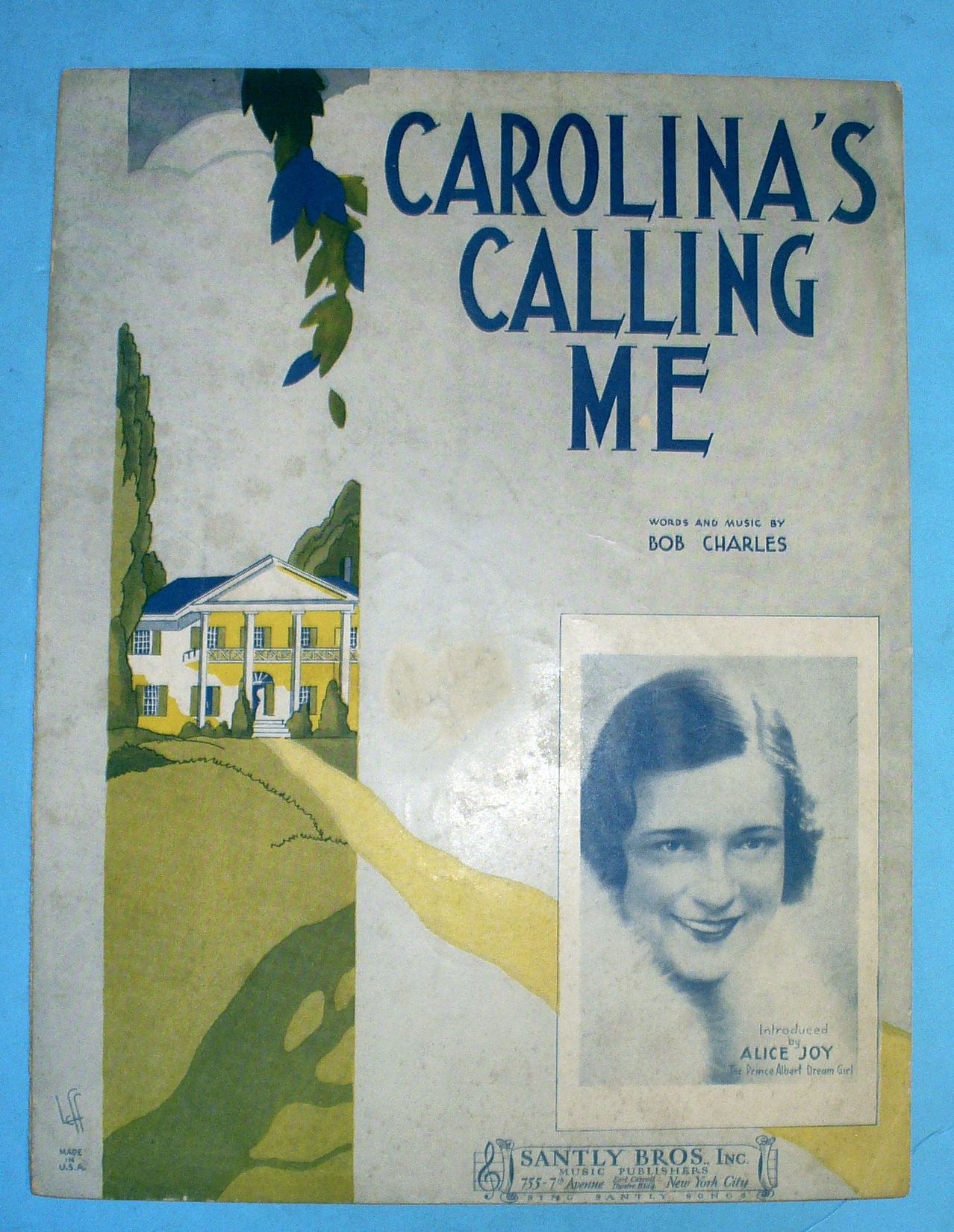 1931 Carlolina Calling Me Introduced by Alice Joy