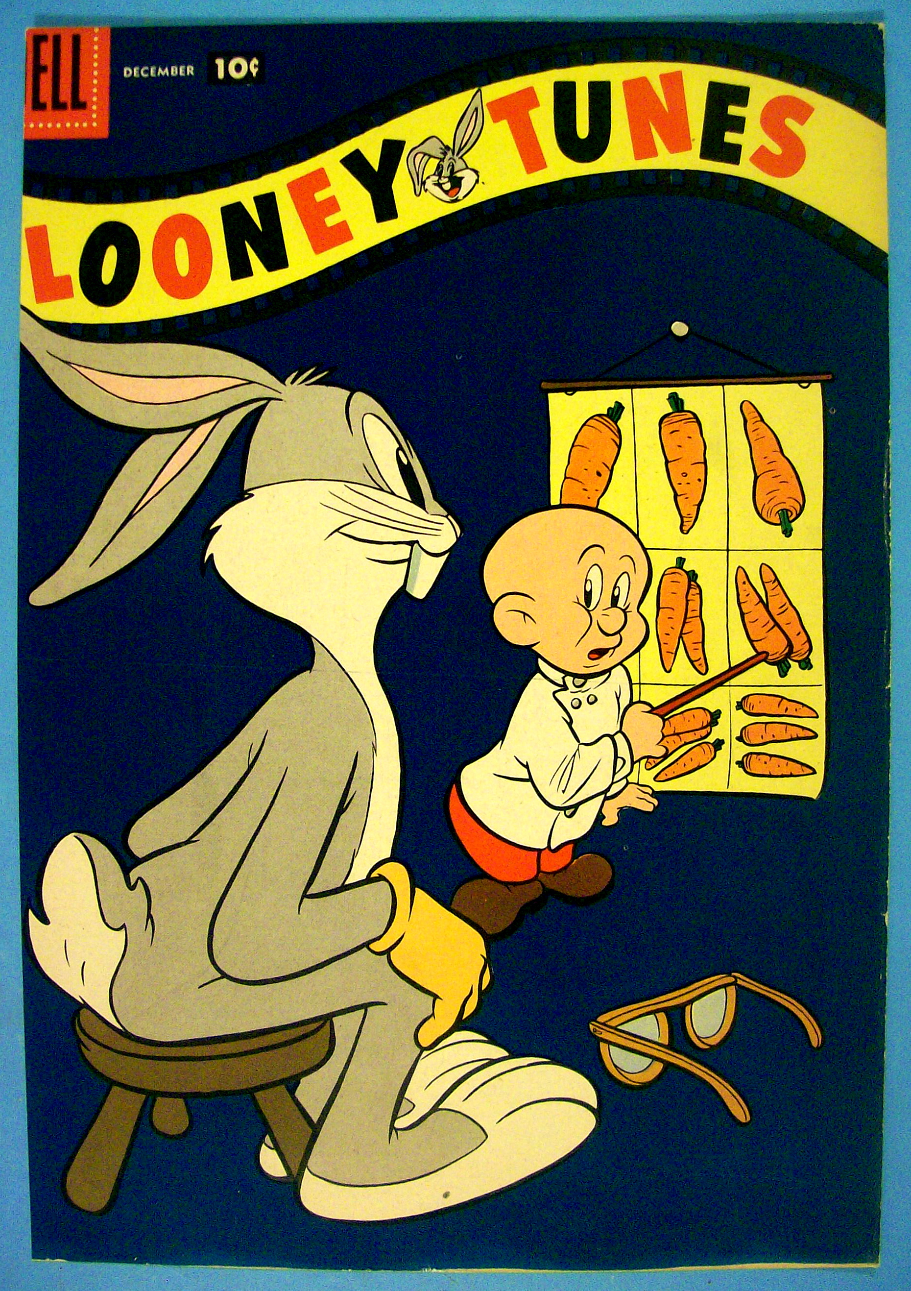 Looney Tunes Comic Cover 1950's Bugs Bunny Eye Test