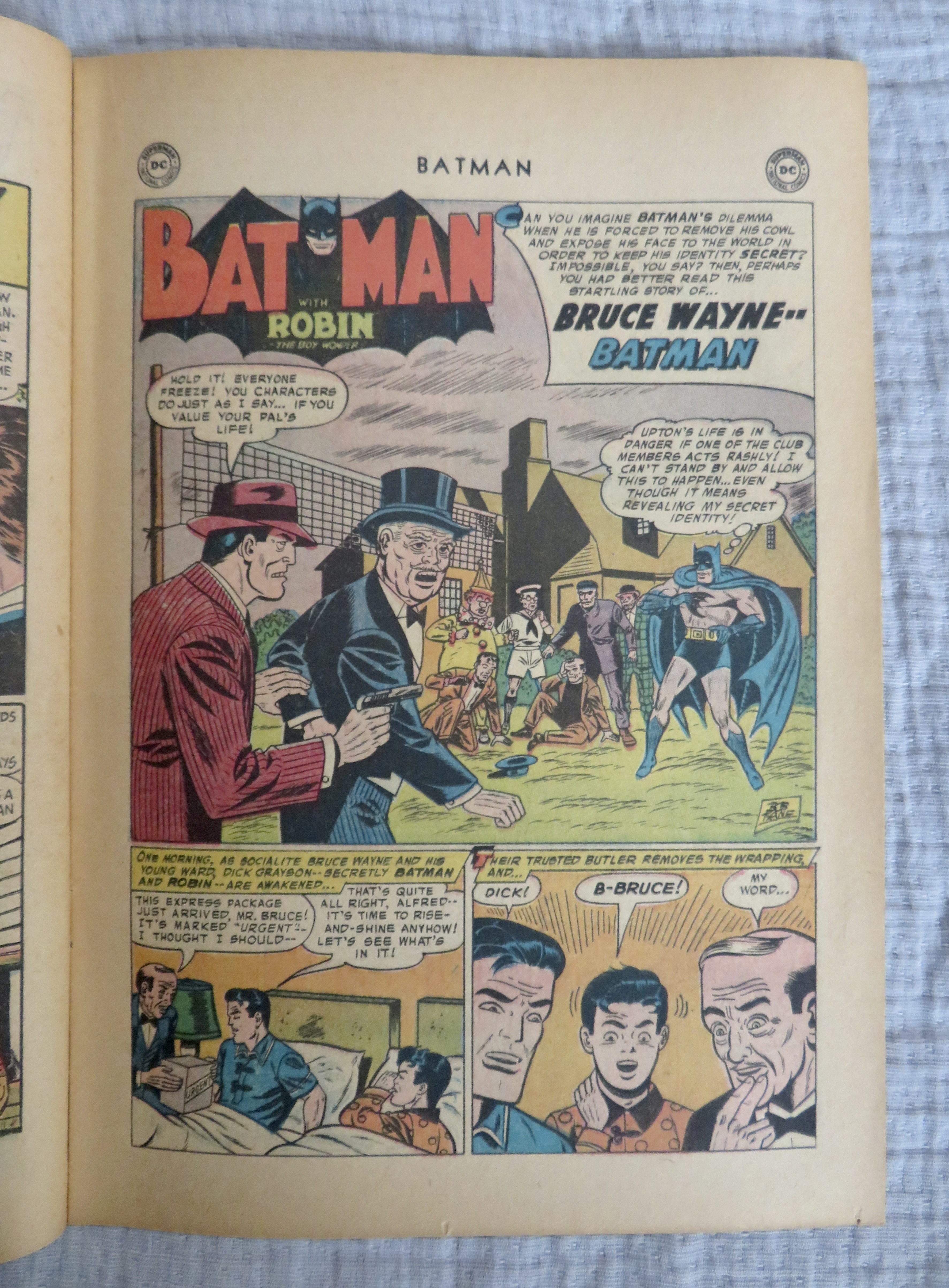 Batman Comics August 1958 Manhunt In Outer Space