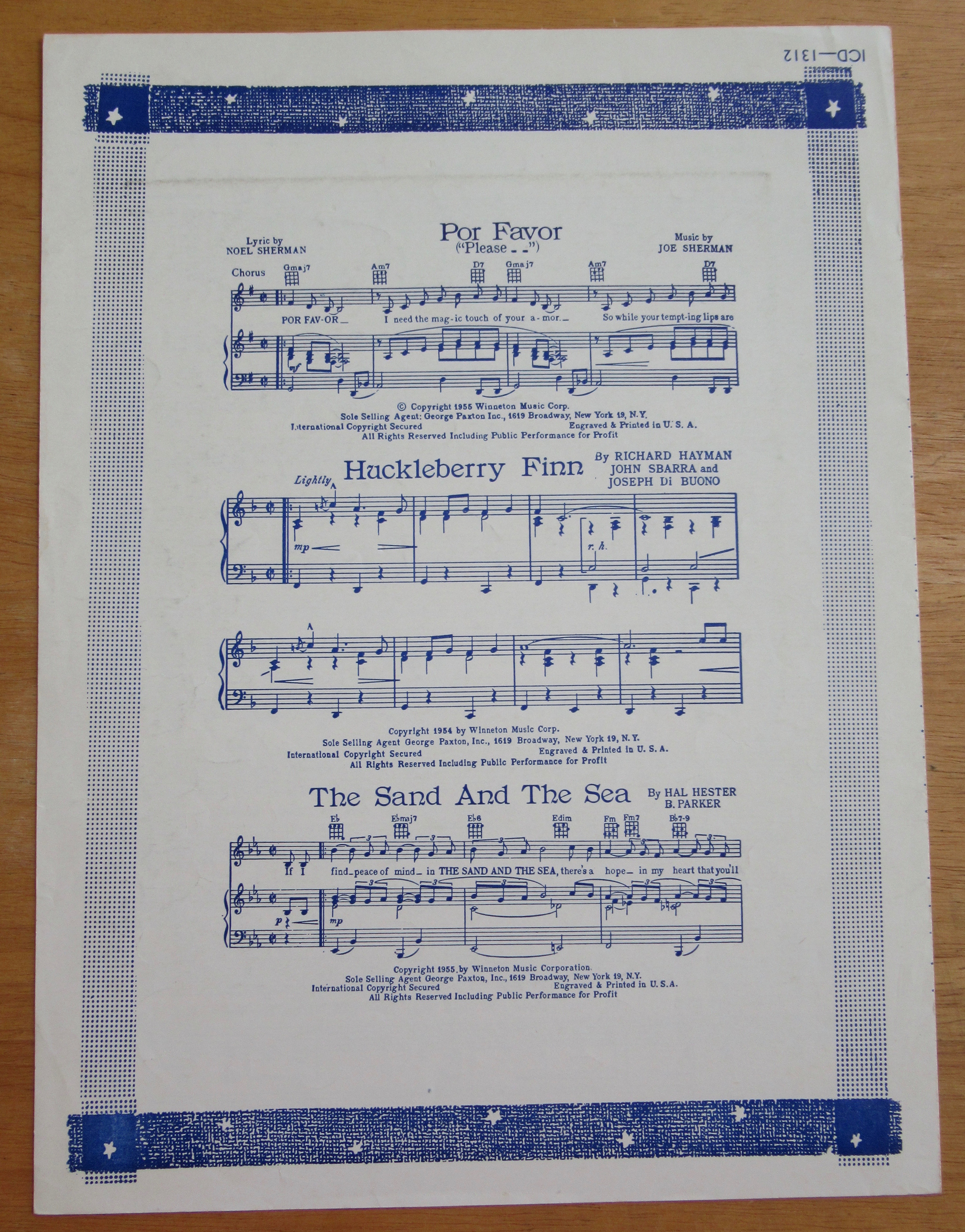 1957 Just Born (To Be Your Baby) Perry Como Cover