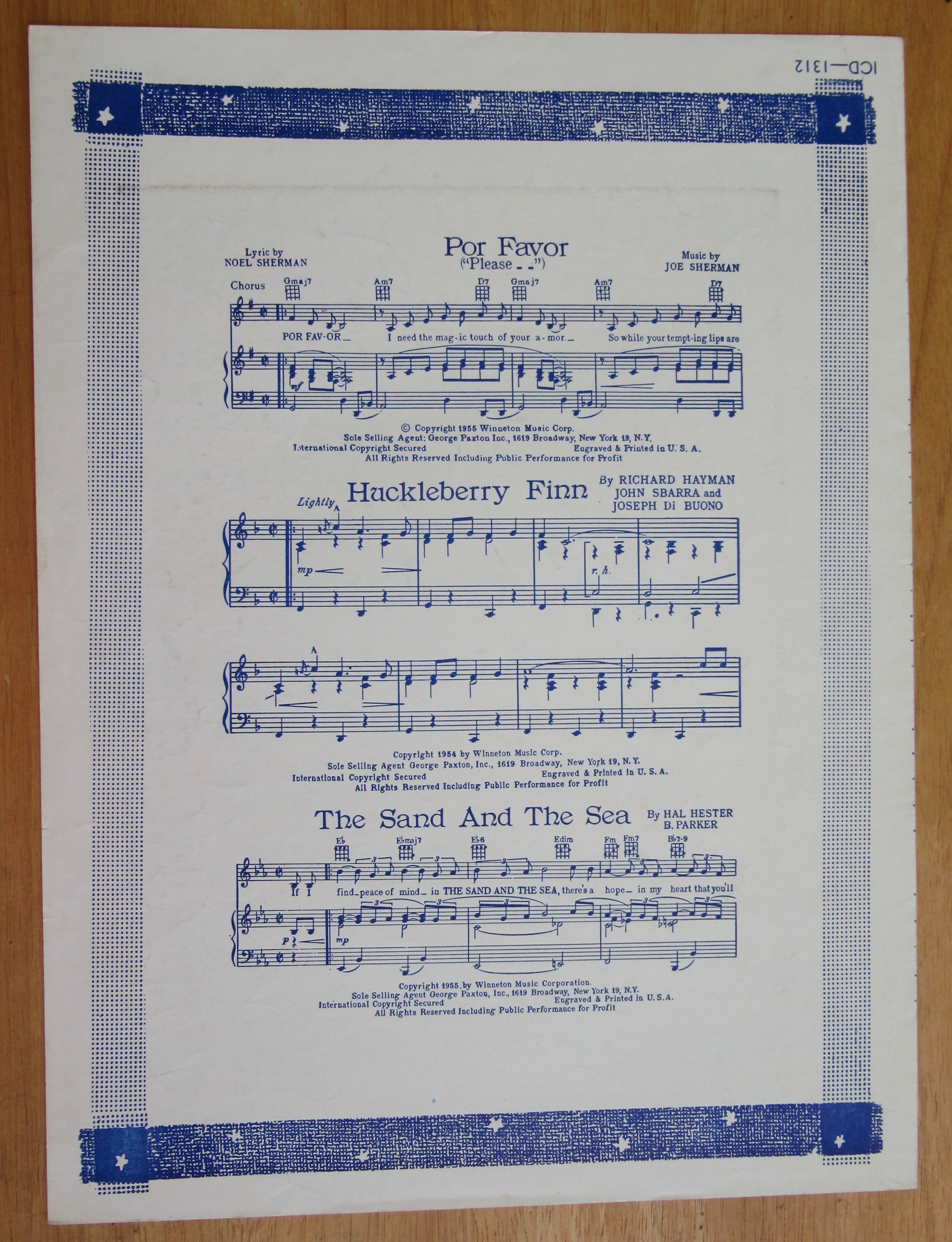1957 Just Born (To Be Your Baby) Perry Como Cover