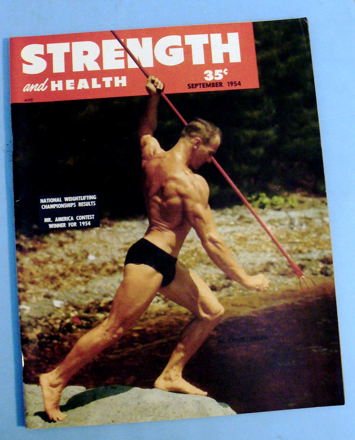 Strength & Health September 1954 Al Christensen