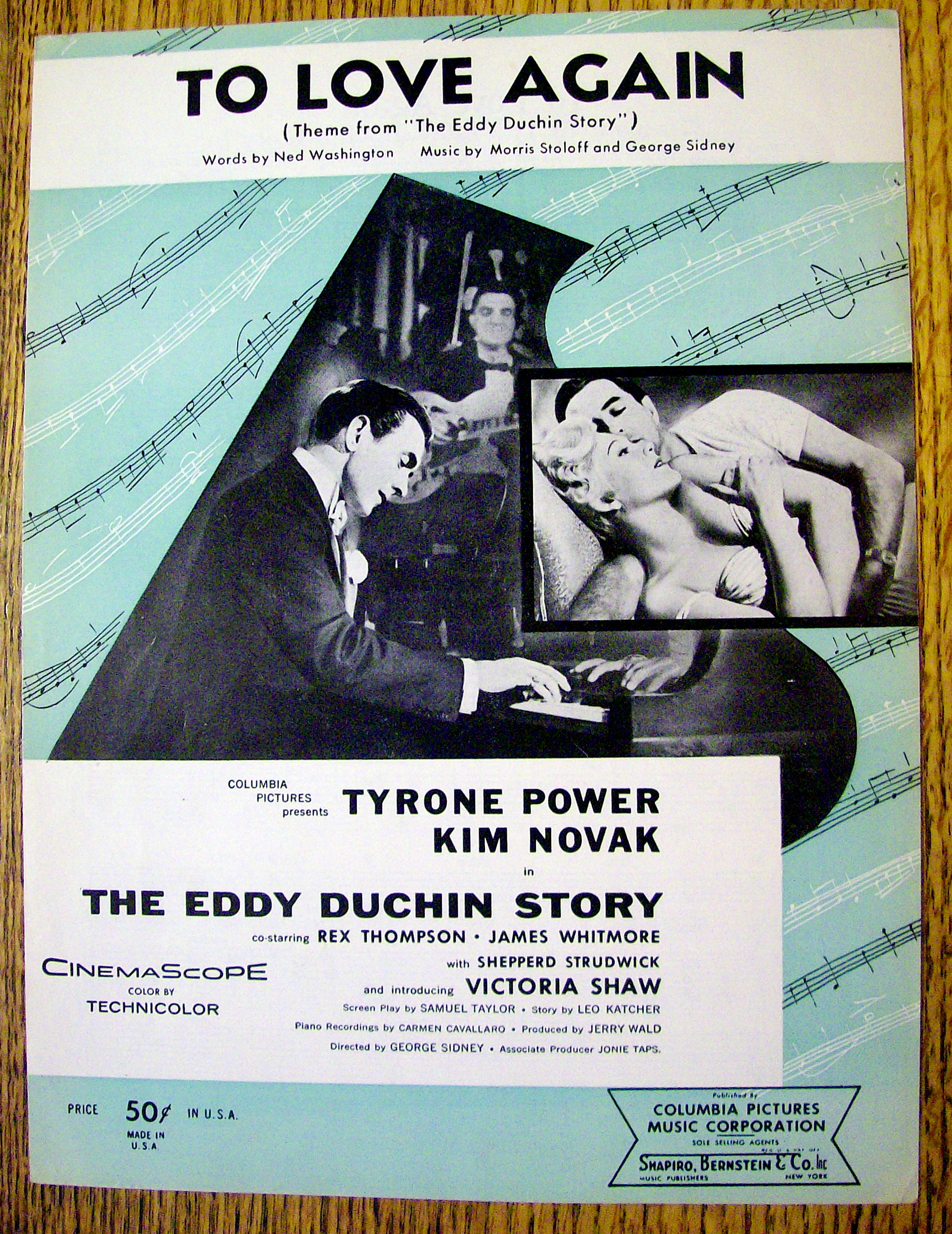 1956 To Love Again By Ned Washington (Power & Novak)