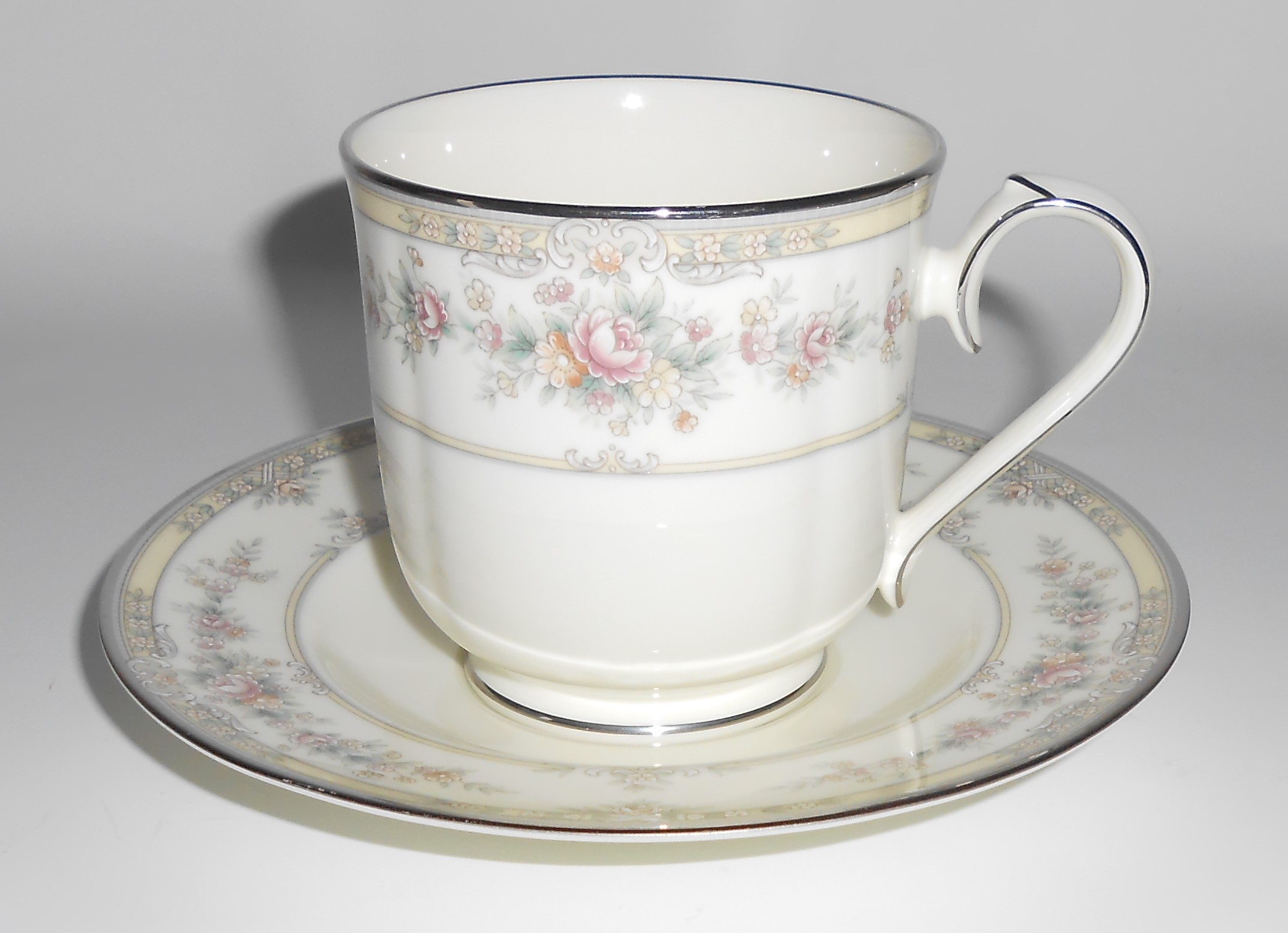 Noritake Bone China Shenandoah 9729 Cup / Saucer Set
