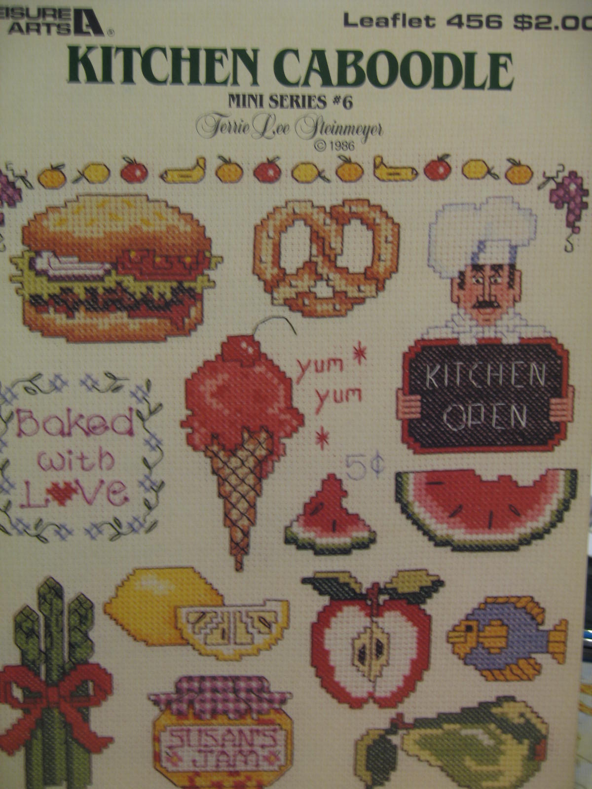 Leisure Arts Kitchen Caboodle #6 Mini Series #456