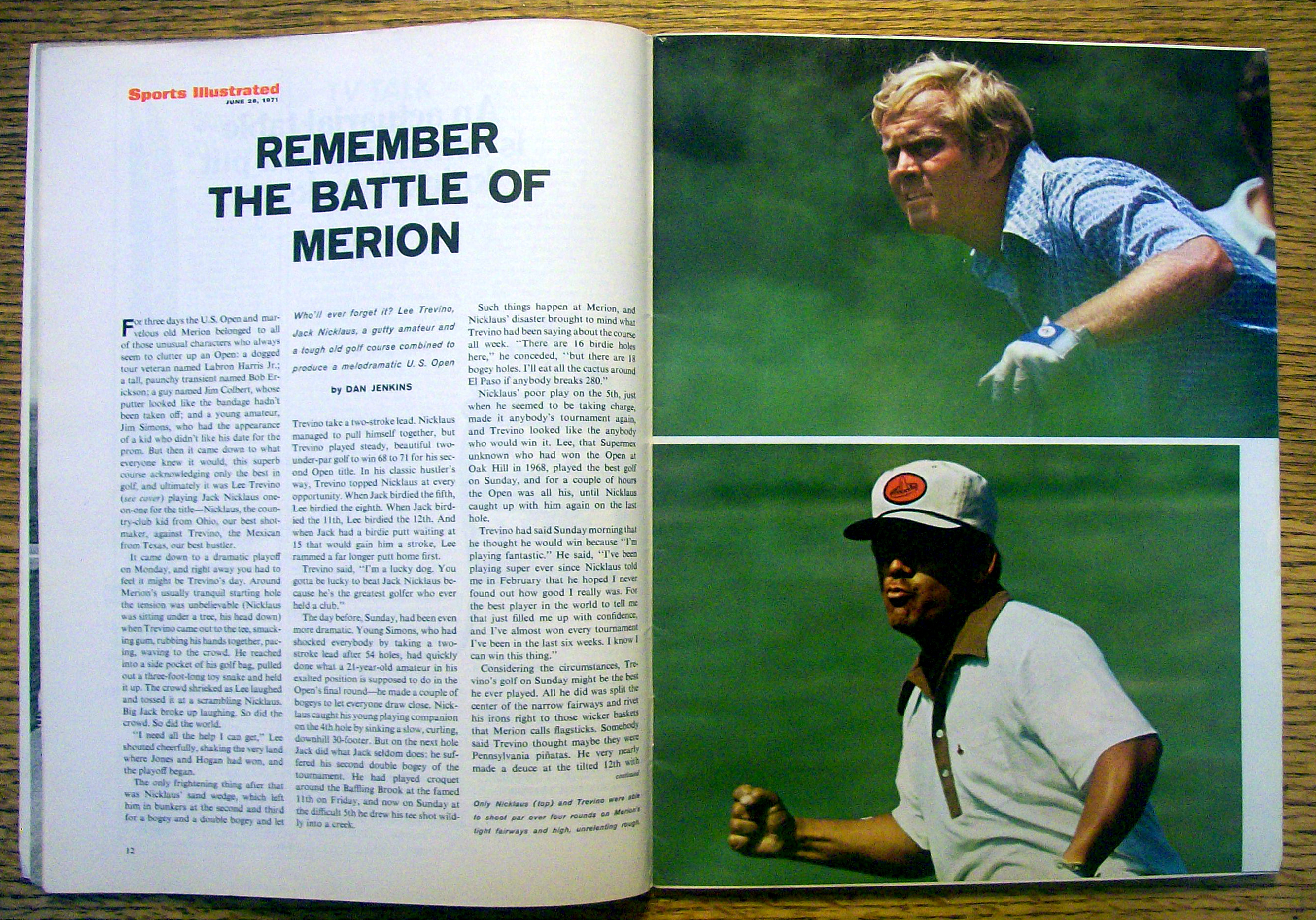 Sports Illustrated Magazine-June 28, 1971-Supermex