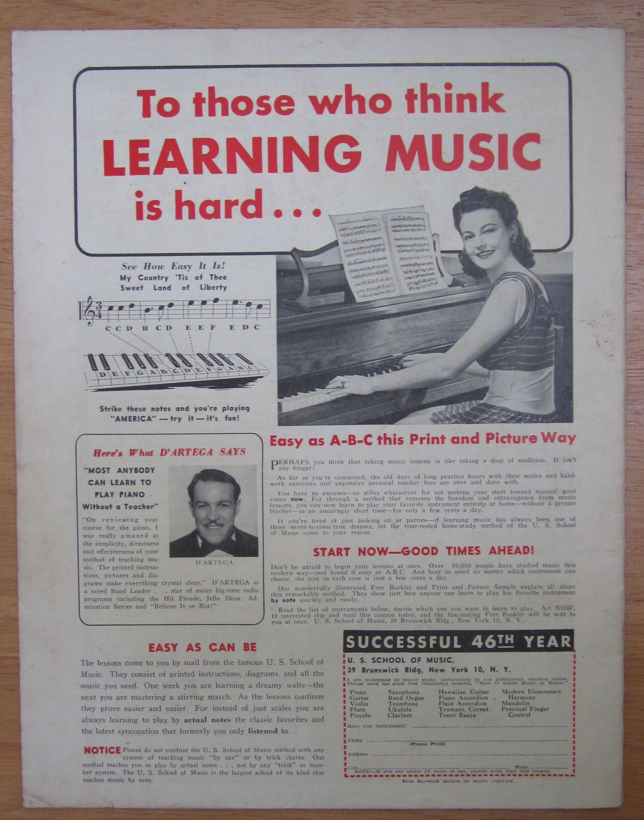 New Baton Magazine August-September 1944 Harry James