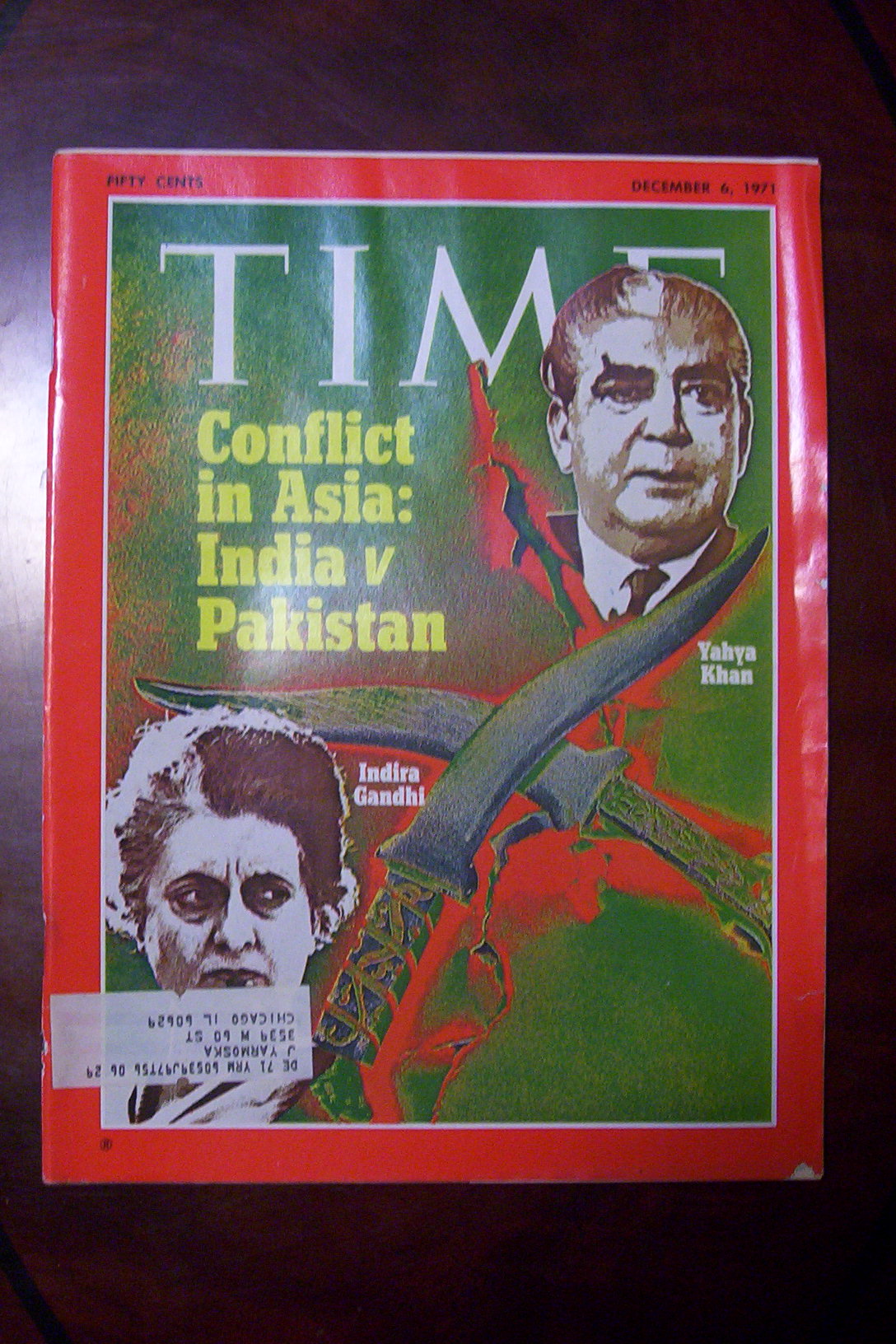 Time Magazine - December 6, 1971 - Yahya Khan