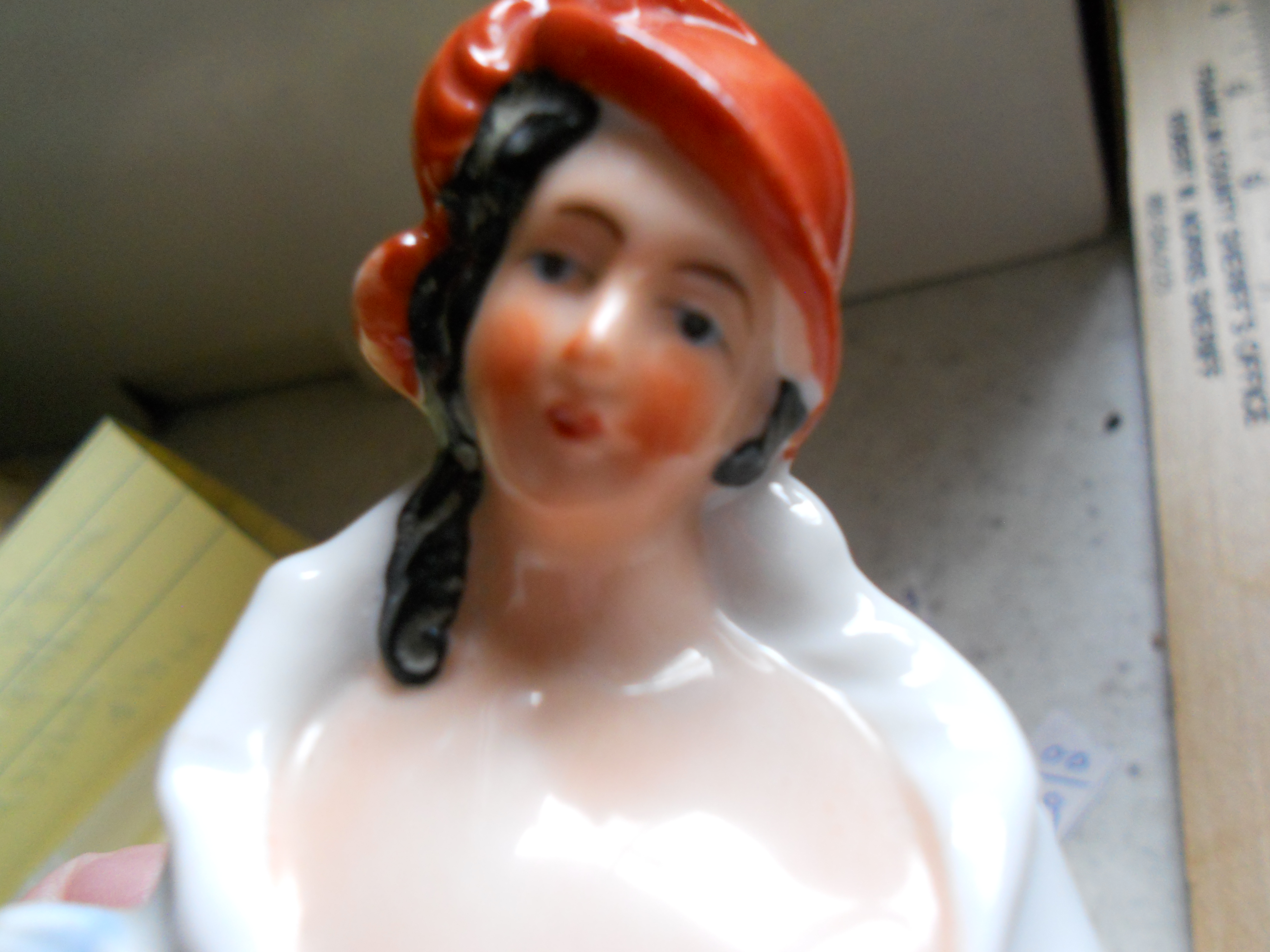 Porcelain Half Doll Germany 8031