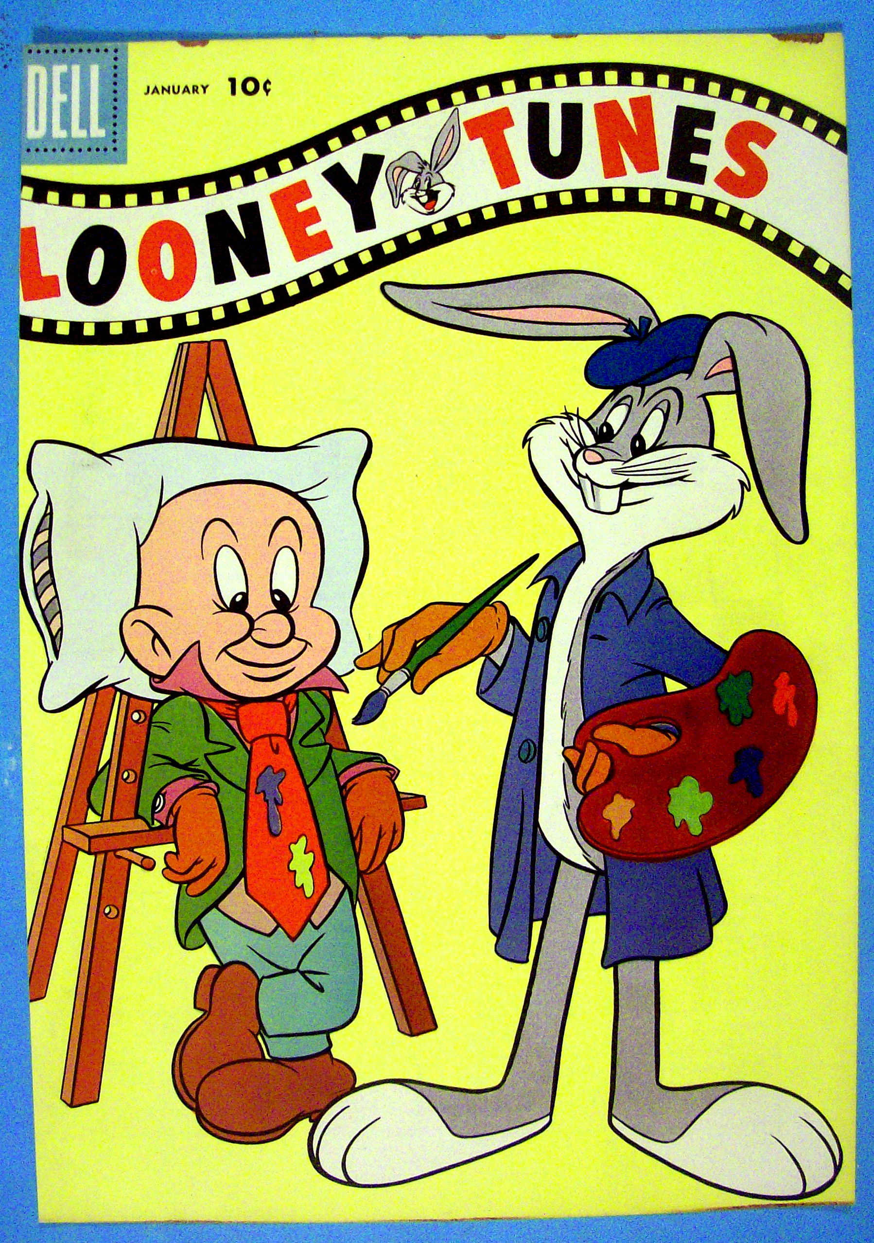 Looney Tunes Comic Cover 1950's Bugs Bunny The Artist